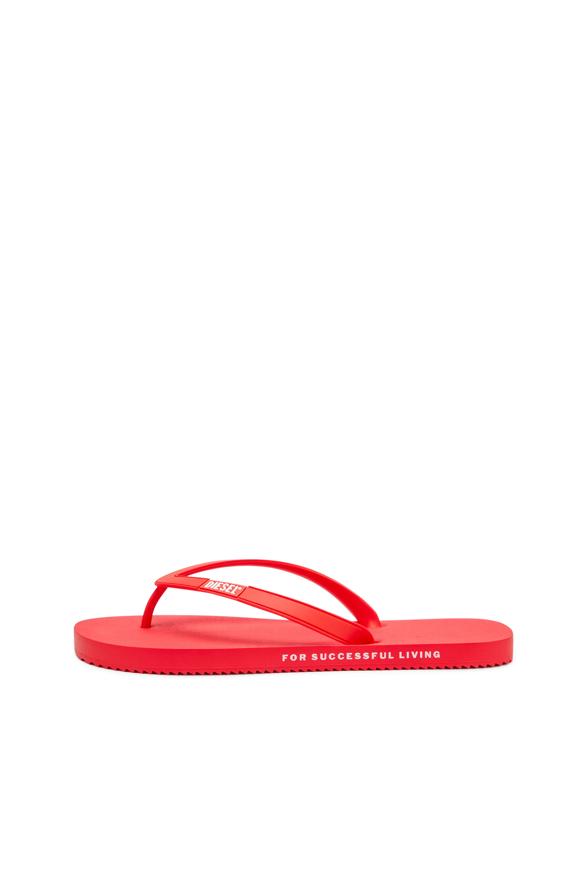 Diesel - SA-RIO, Sa-Rio-Tongs en caoutchouc Homme in Rouge - 7