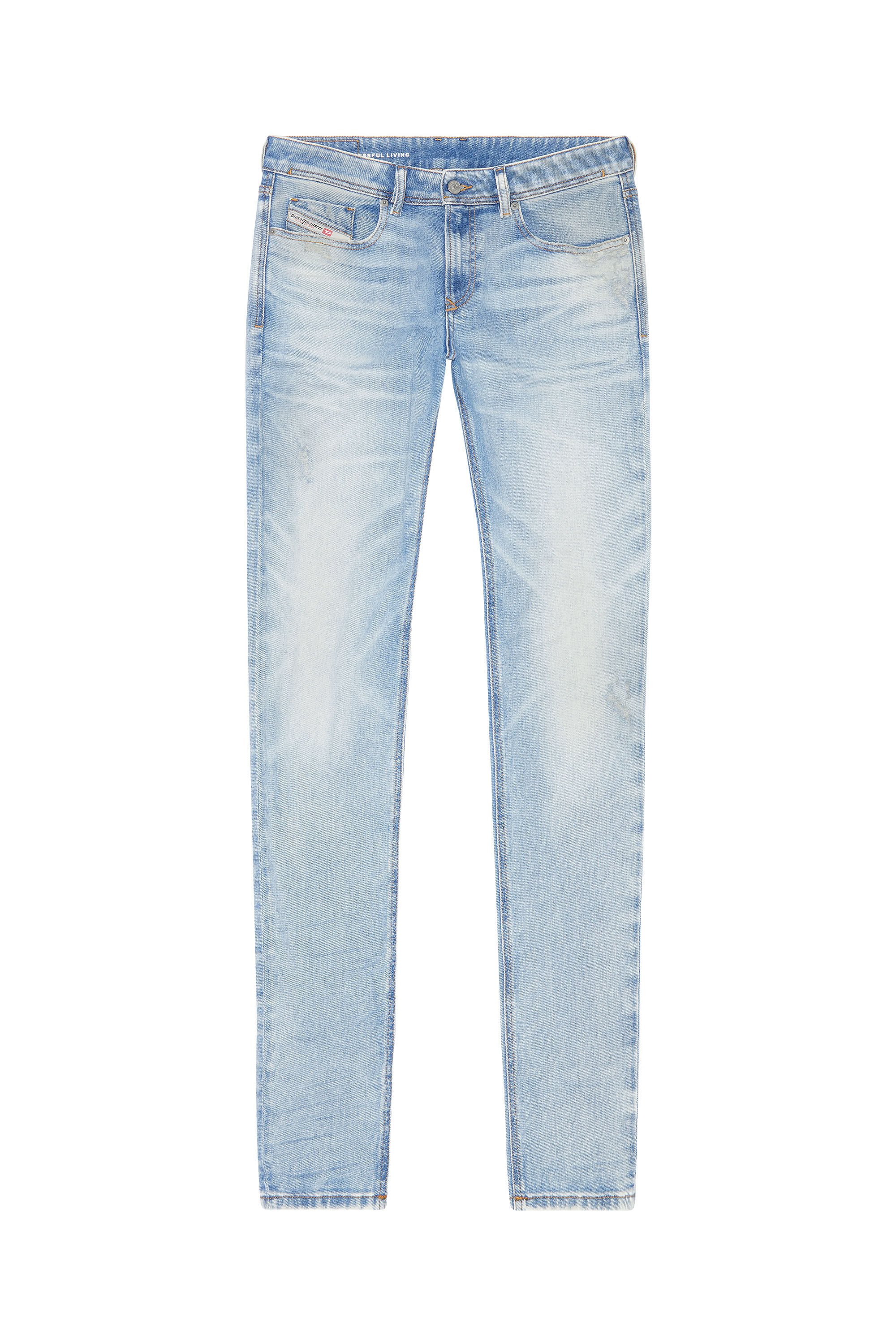 Diesel - Skinny Jeans 1979 Sleenker 09G39, Bleu Clair - Image 2