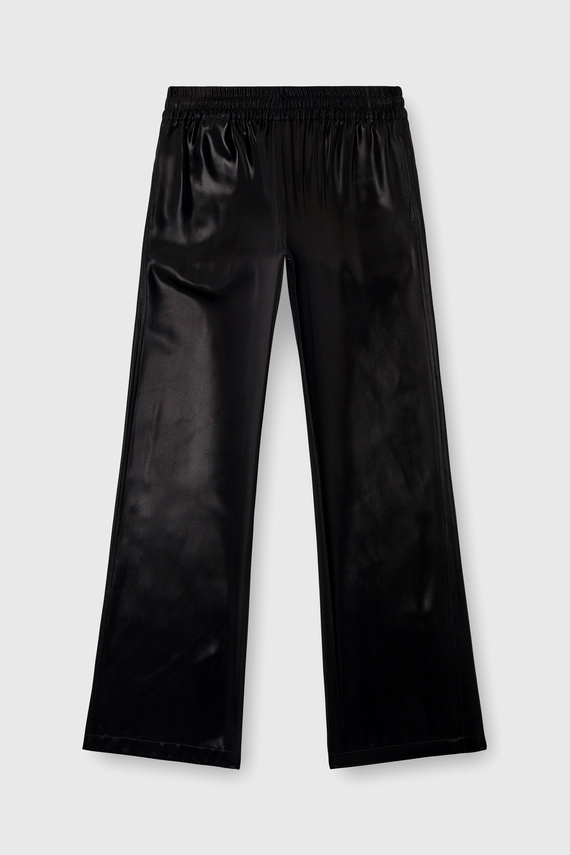 Diesel - P-DREYER-C-WN-Q1, Pantalon de surv&ecirc;tement en satin Femme in Noir - 2