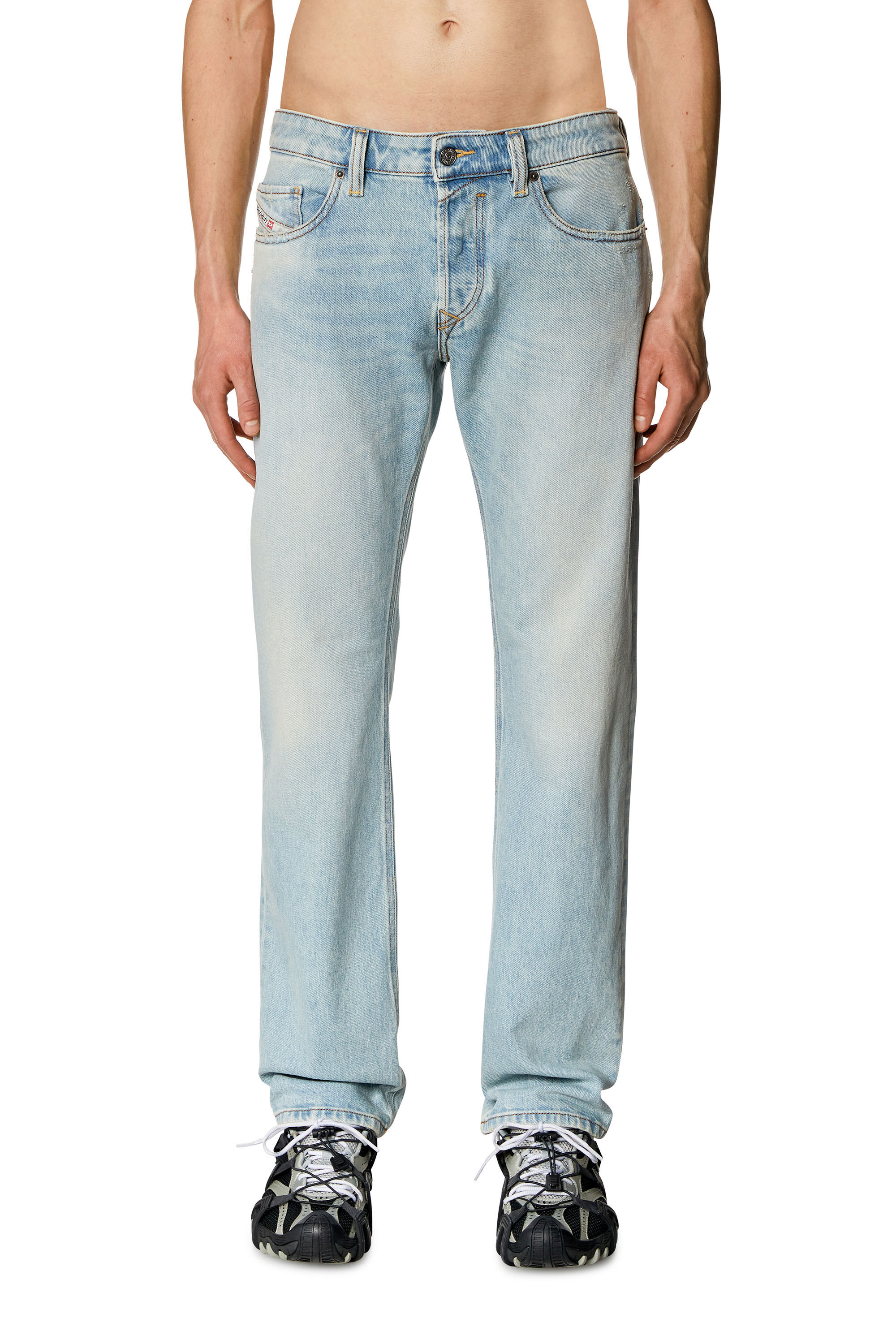 Diesel - Regular Jeans Safado 09H41 Homme, Bleu Clair - Image 3