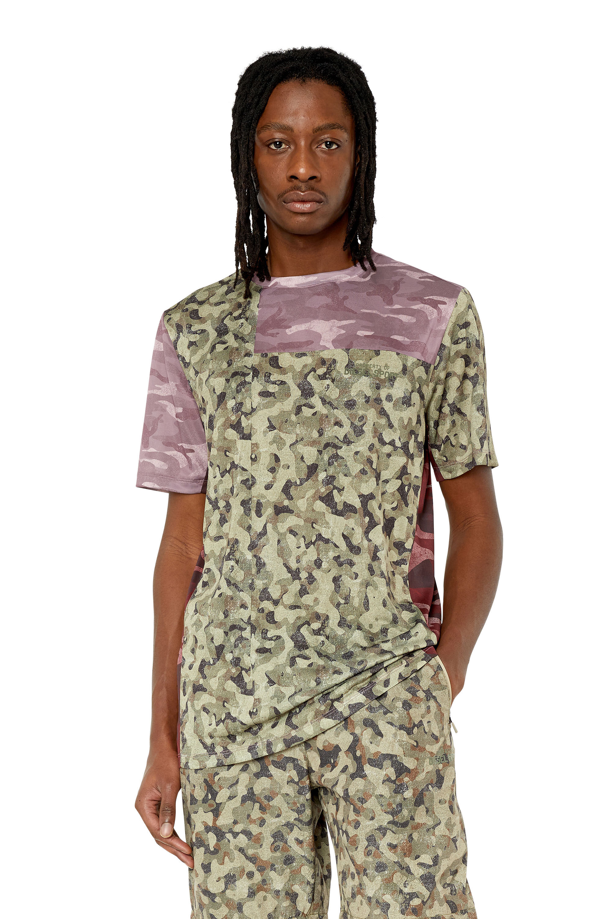 Diesel - AMTEE-MENG-WT09, Vert/Rouge - Image 3