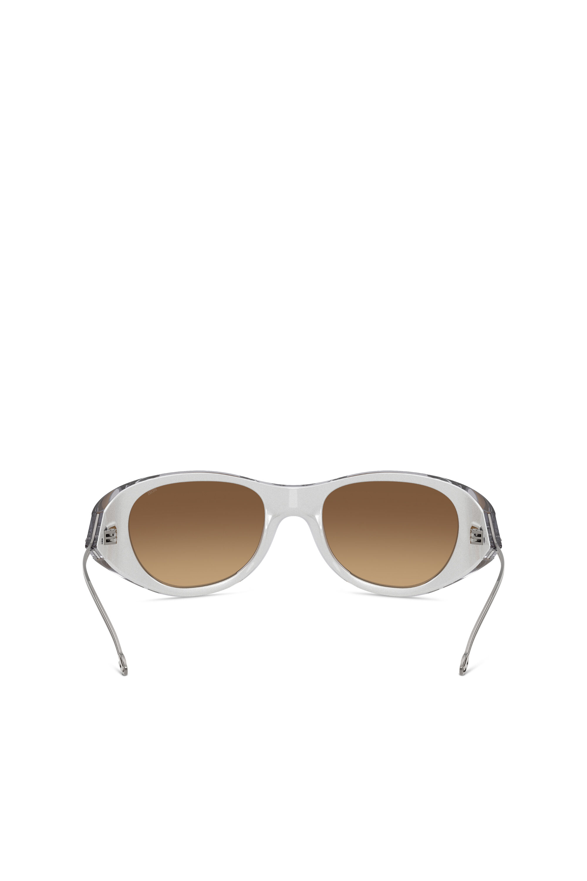 Women's Iconic oval sunglasses | Grey | Diesel