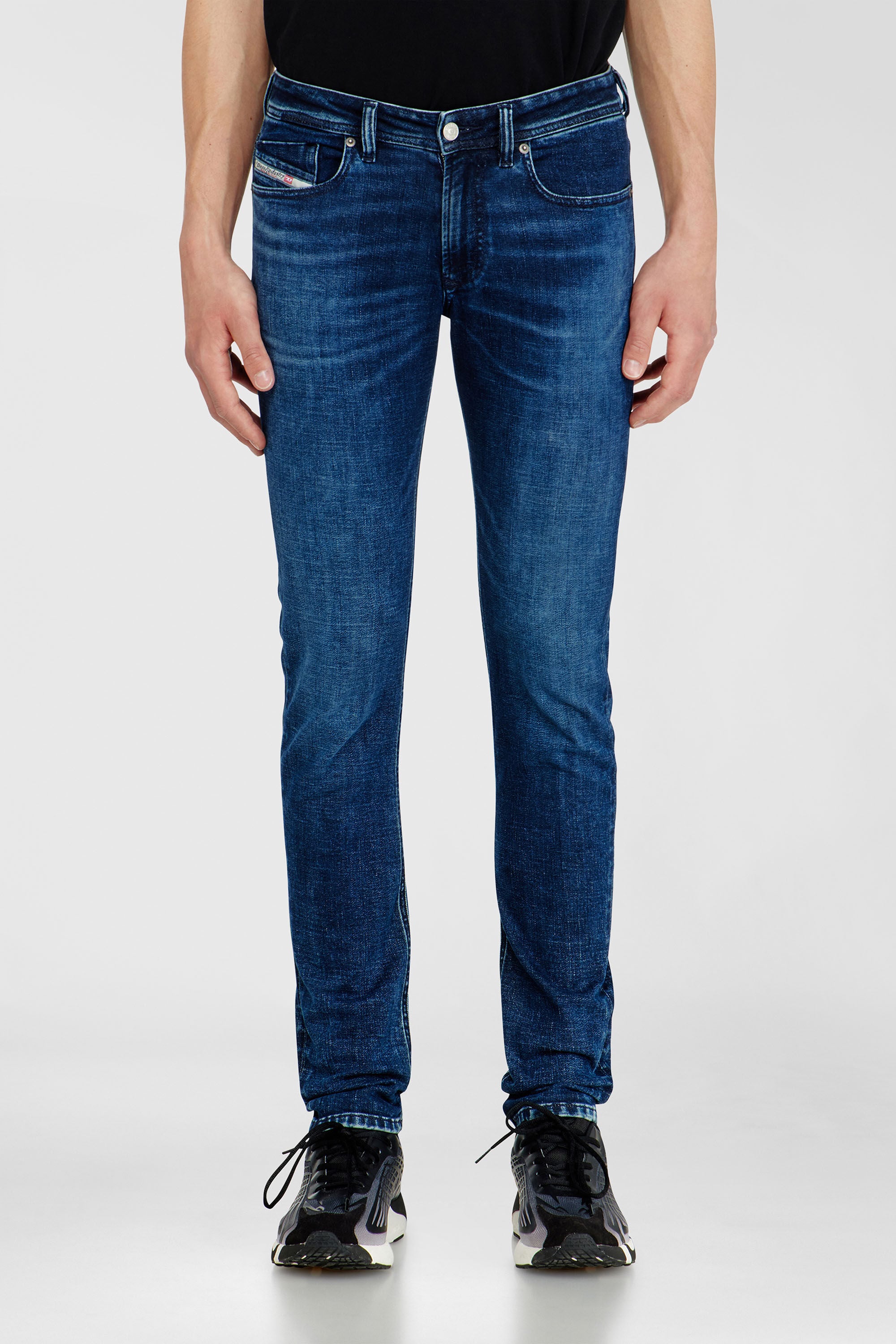 Diesel - Skinny Jeans 1979 Sleenker 0KBBD Homme, Bleu Fonc&eacute; - Image 4
