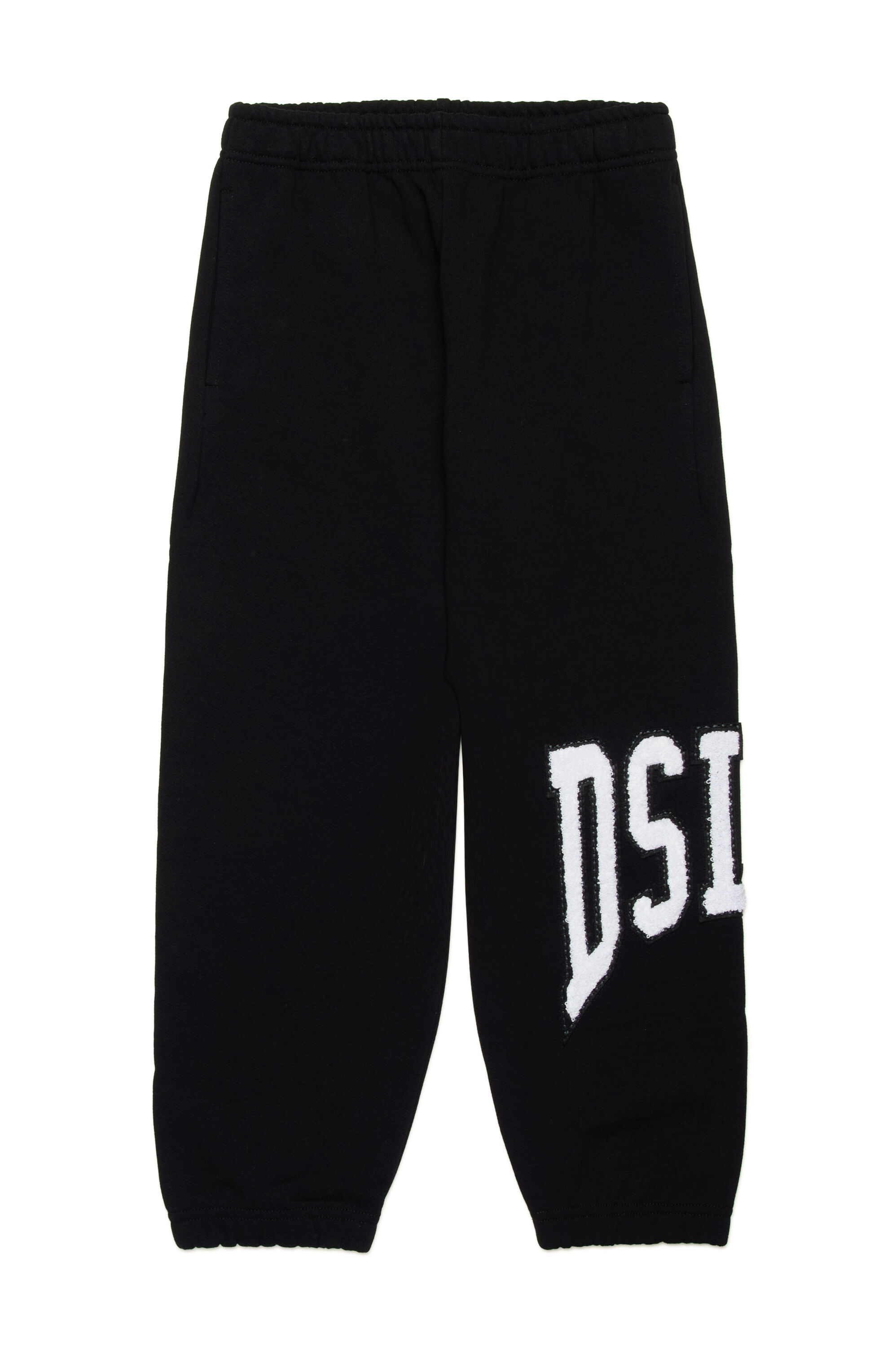 Diesel - PMARCHI, Pantalon de survêtement avec logo universitaire Homme in Noir - 1