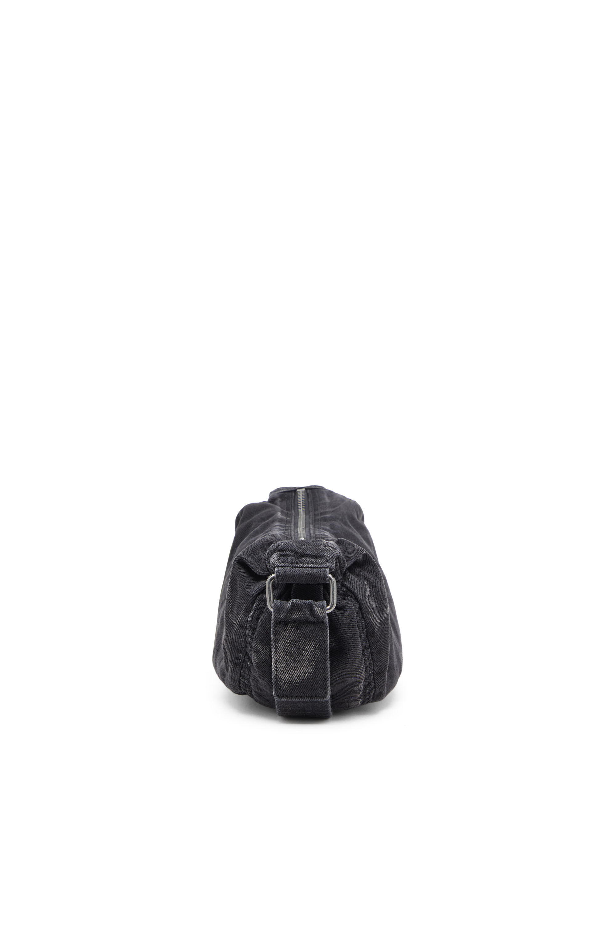 Diesel - RAVE CROSSBODY X, Rave-Petit sac à bandoulière en denim délavé Homme in Noir - 4