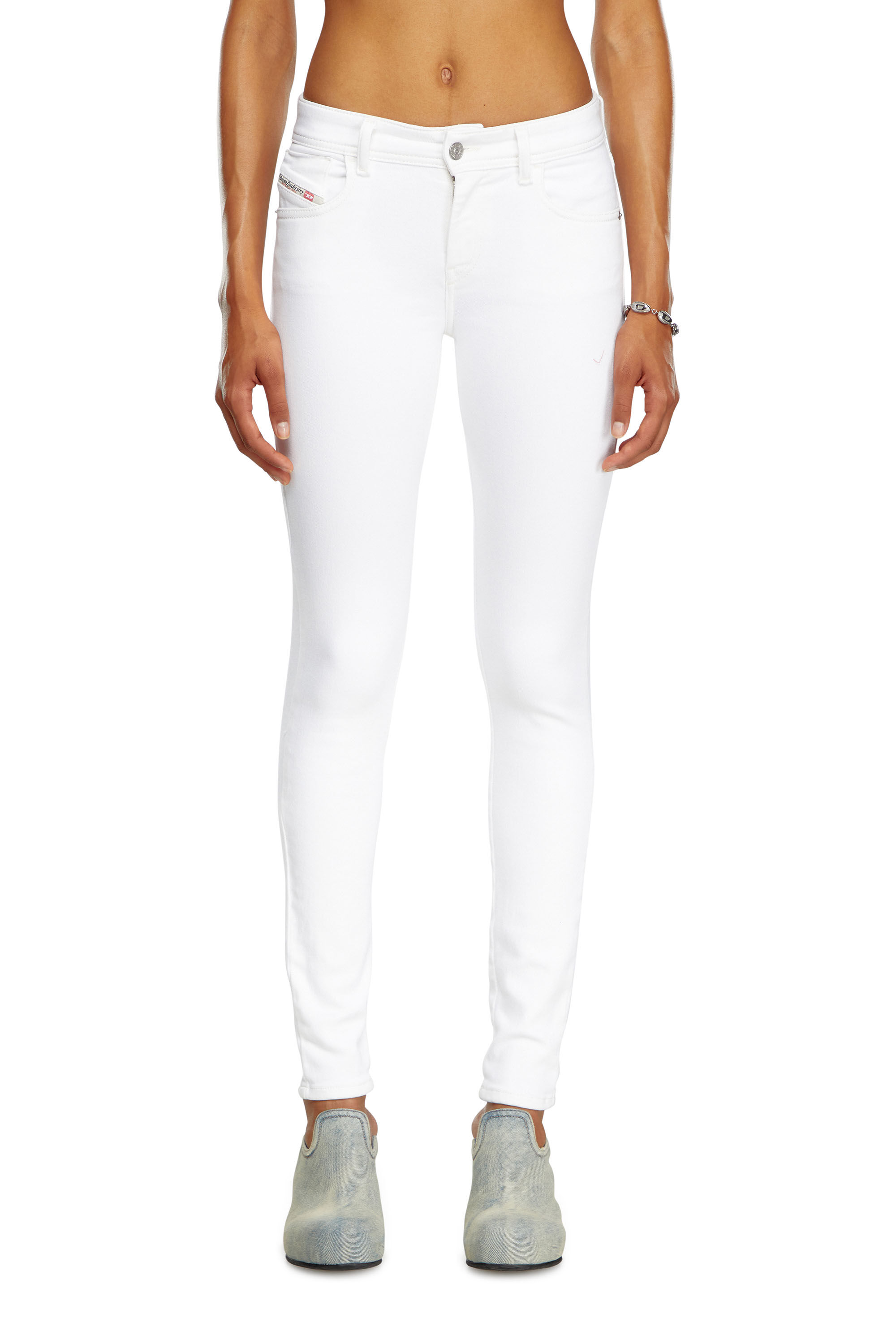 Jean super skinny blanc online