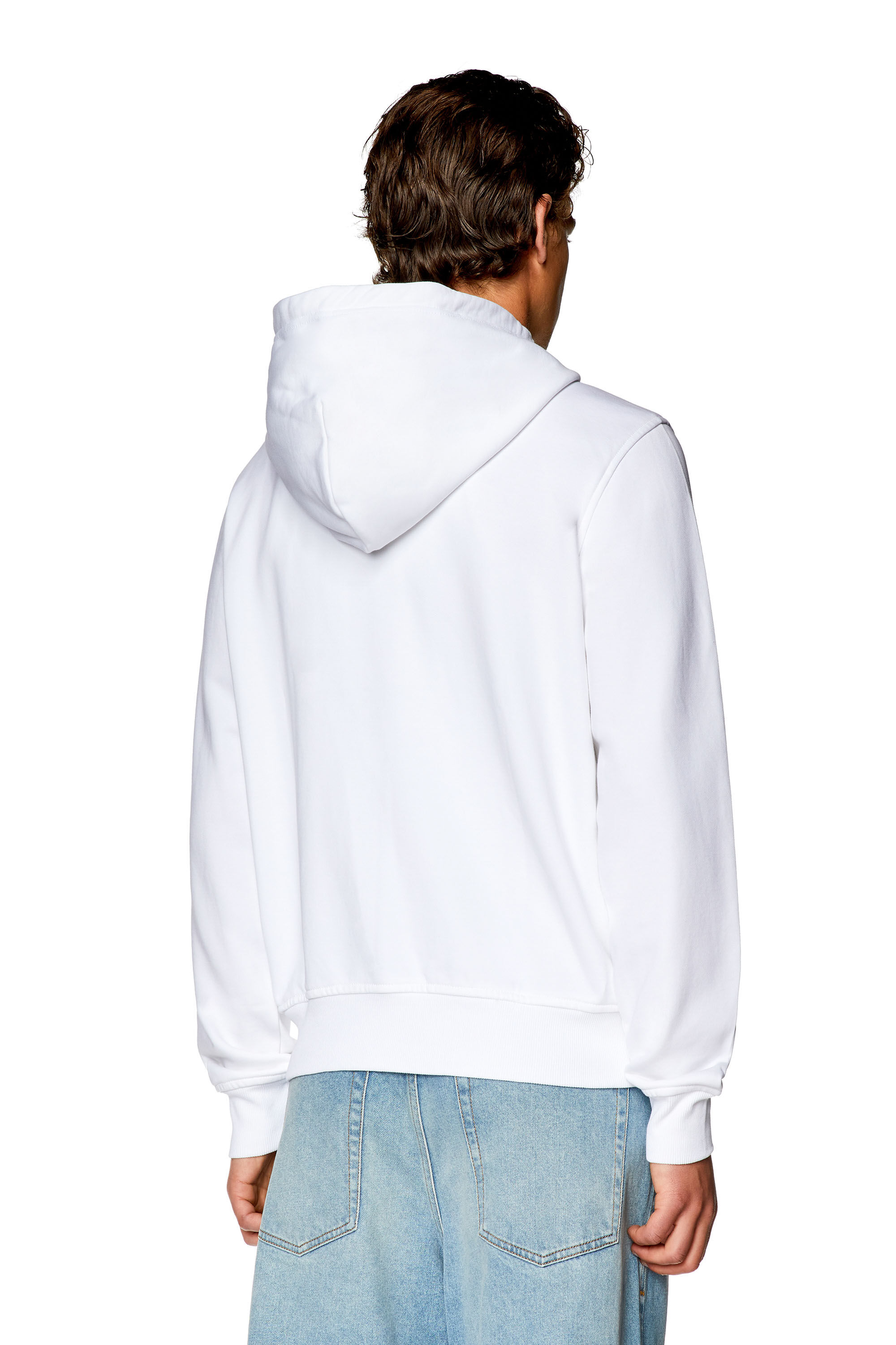 Diesel - S-GINN-HOOD-ZIP-DIV, Blanc - Image 4