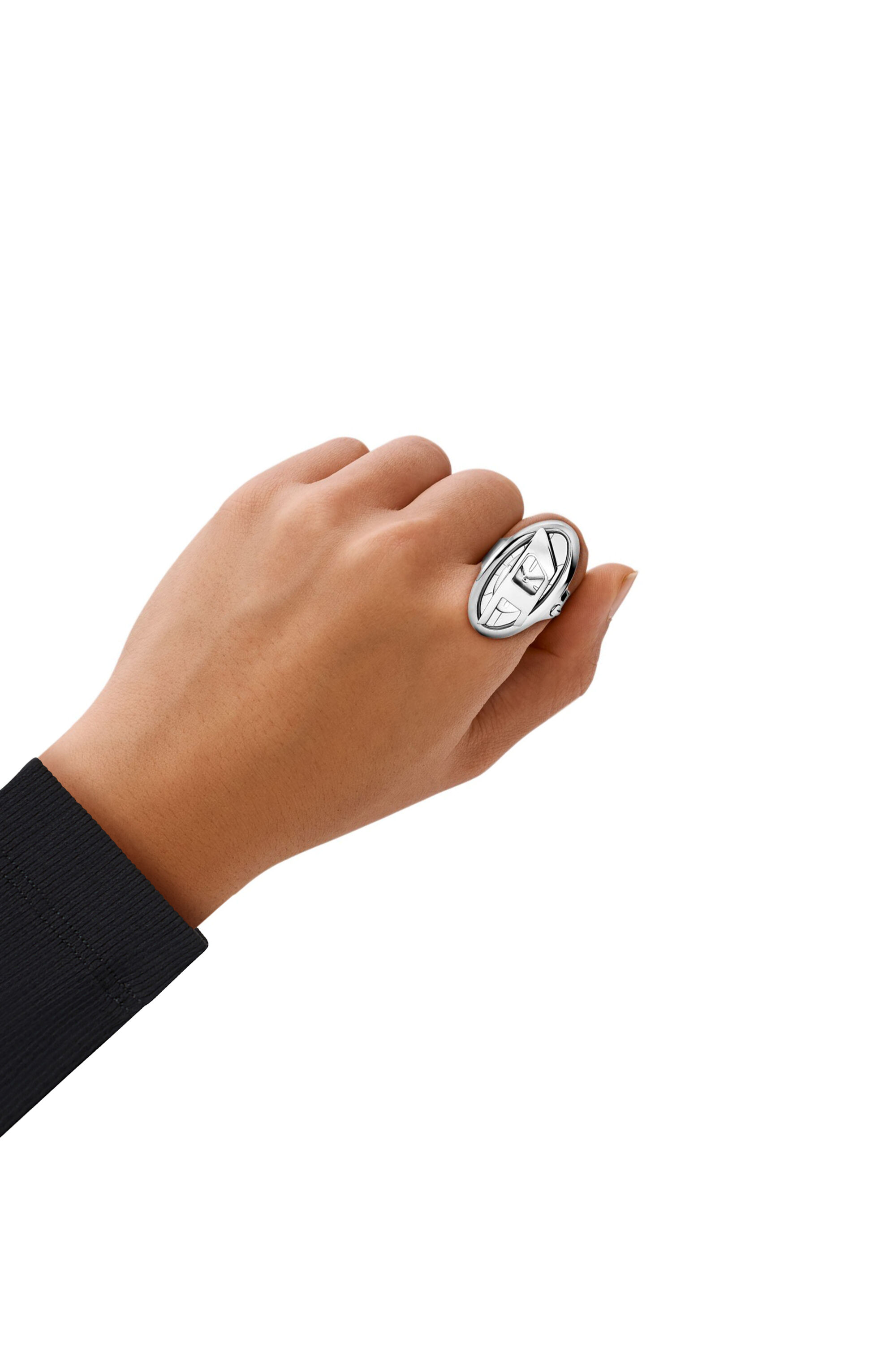 Diesel - DZ5623 WATCH, Bague montre D-Era en acier inoxydable Femme in Gris argenté - 5