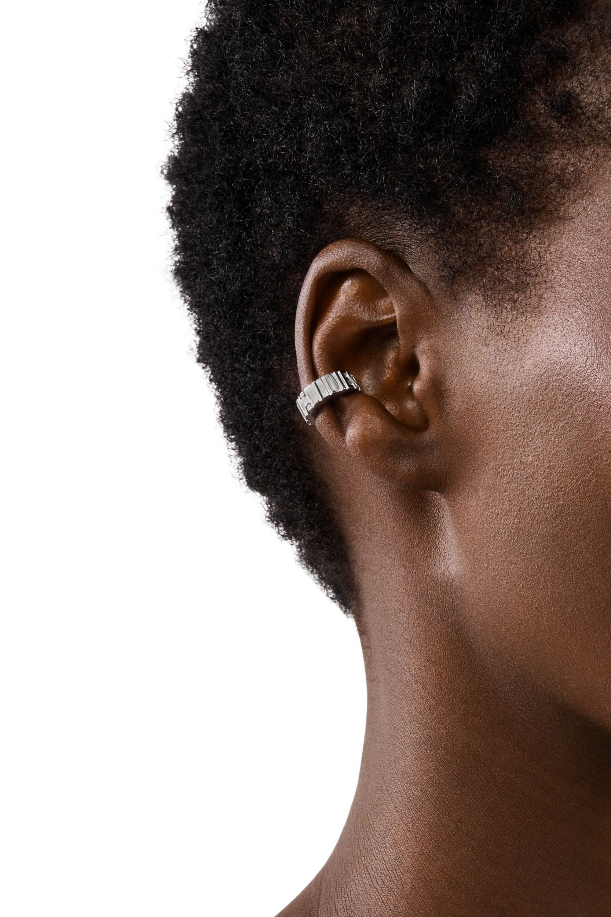 Diesel - DX1555040 JEWEL, Manchette d'oreille en acier inoxydable Mixte in Gris argenté - 4