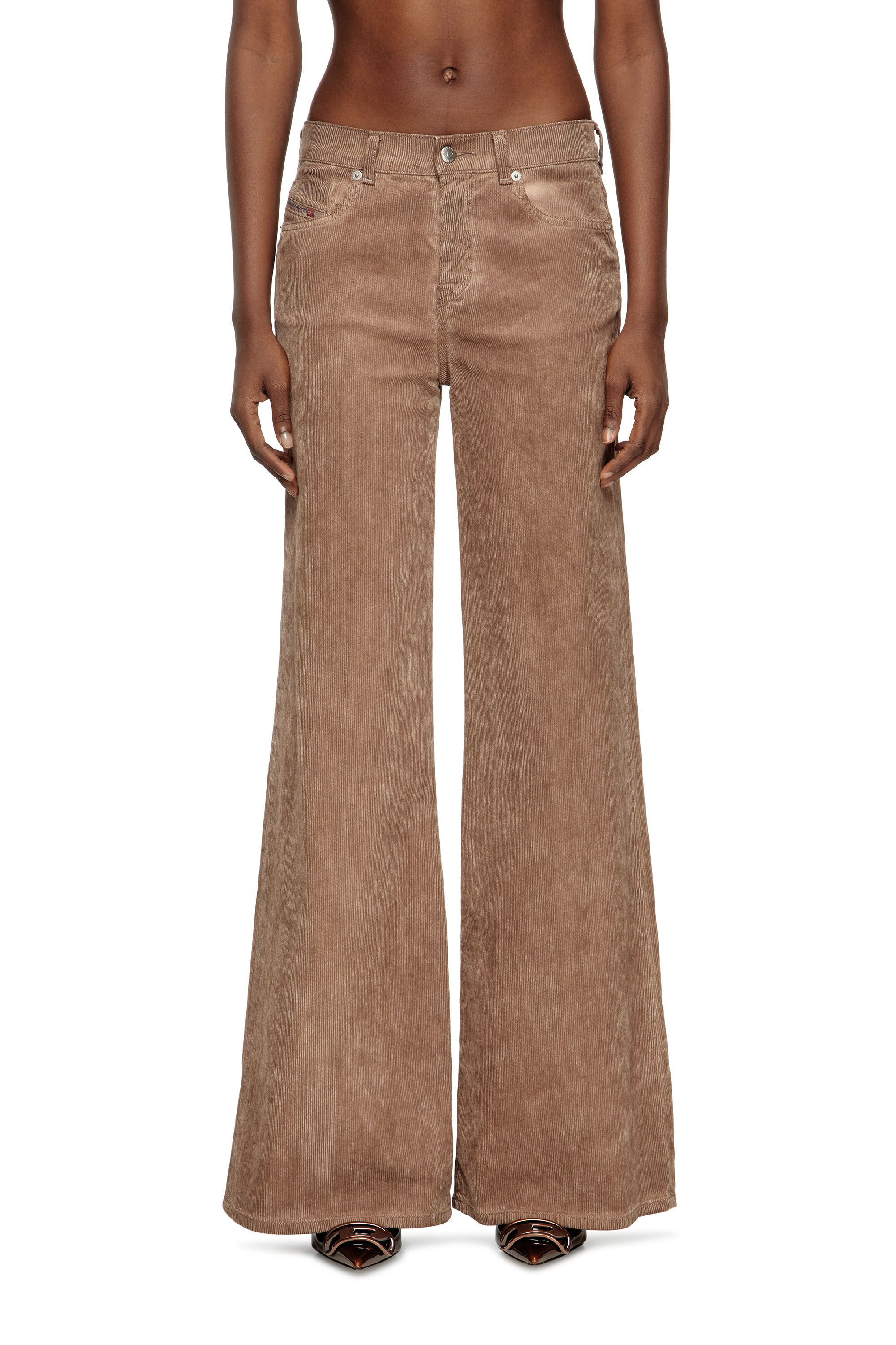 Diesel - Flare Jeans 1978 D-Akemi 068SD Femme, Rose - Image 3