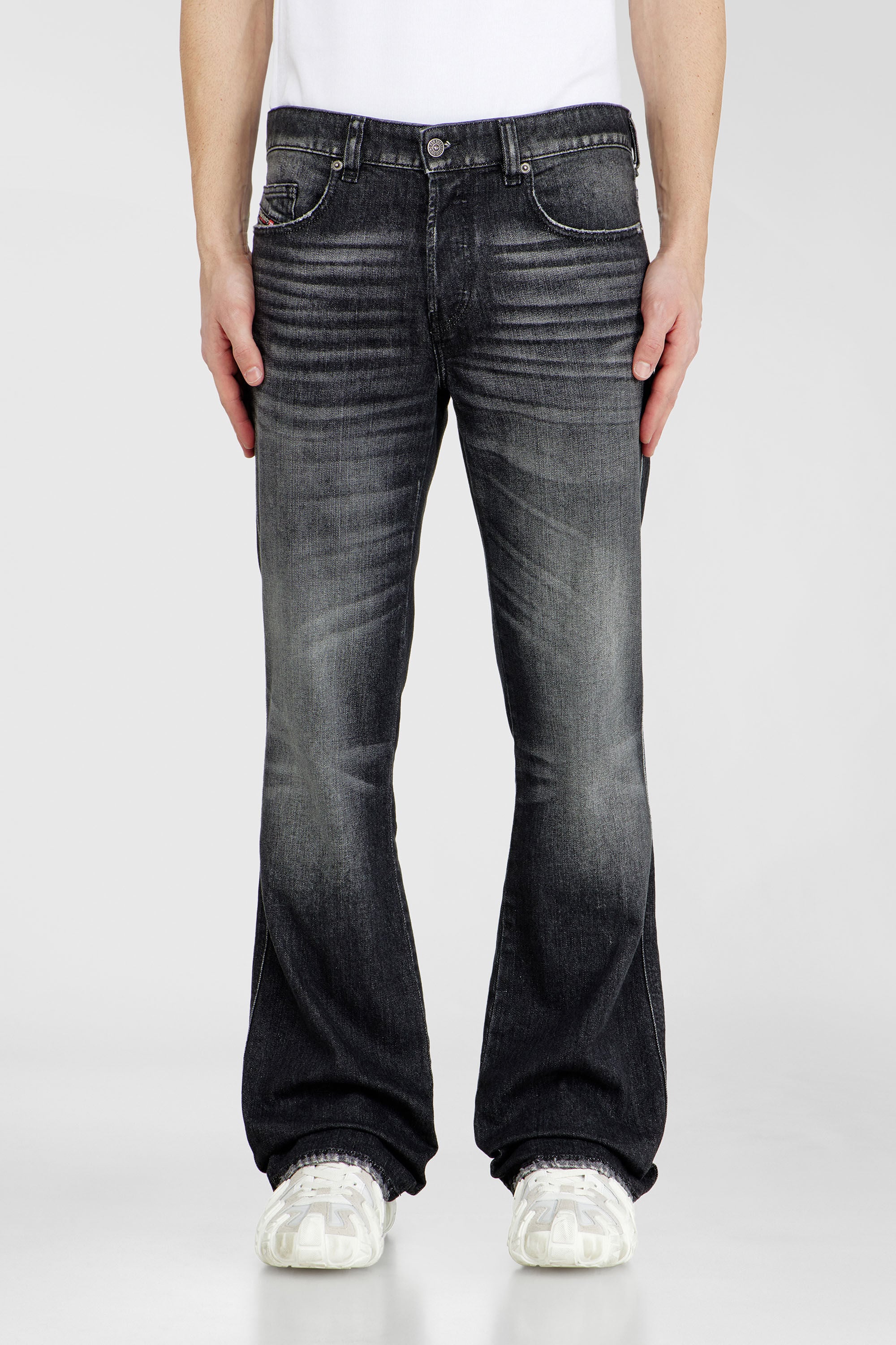 Diesel - Bootcut Jeans 1998 D-Buck 09L50 Homme, Noir/Gris fonc&eacute; - Image 4