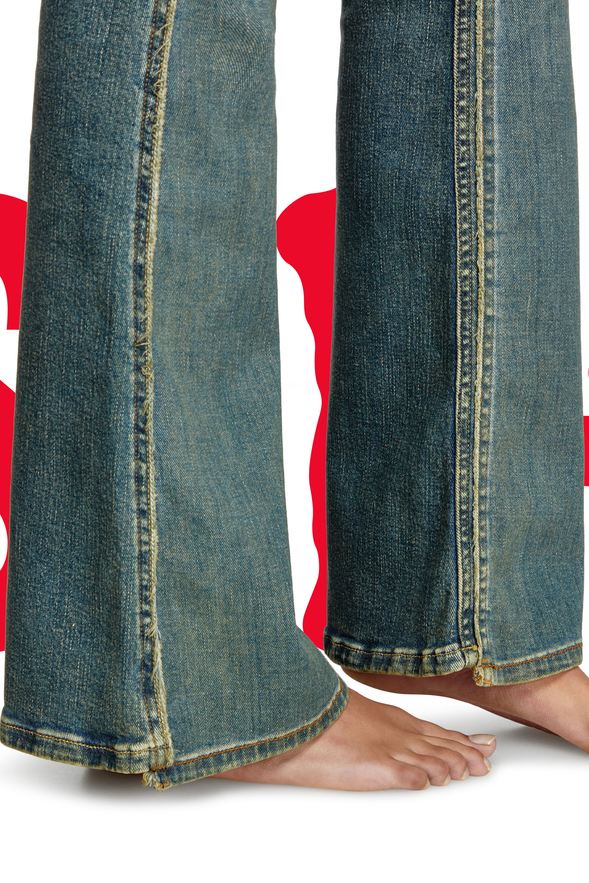 Diesel - Regular Jeans Dieseloves 01 09N01 Femme, Bleu Foncé - Image 5