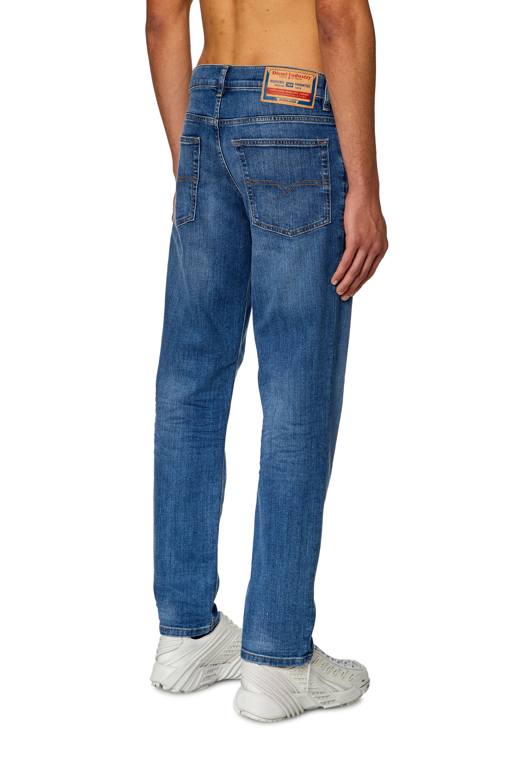 Diesel - Man Tapered Jeans 2023 D-Finitive 0KIAL, Light Blue - Image 3