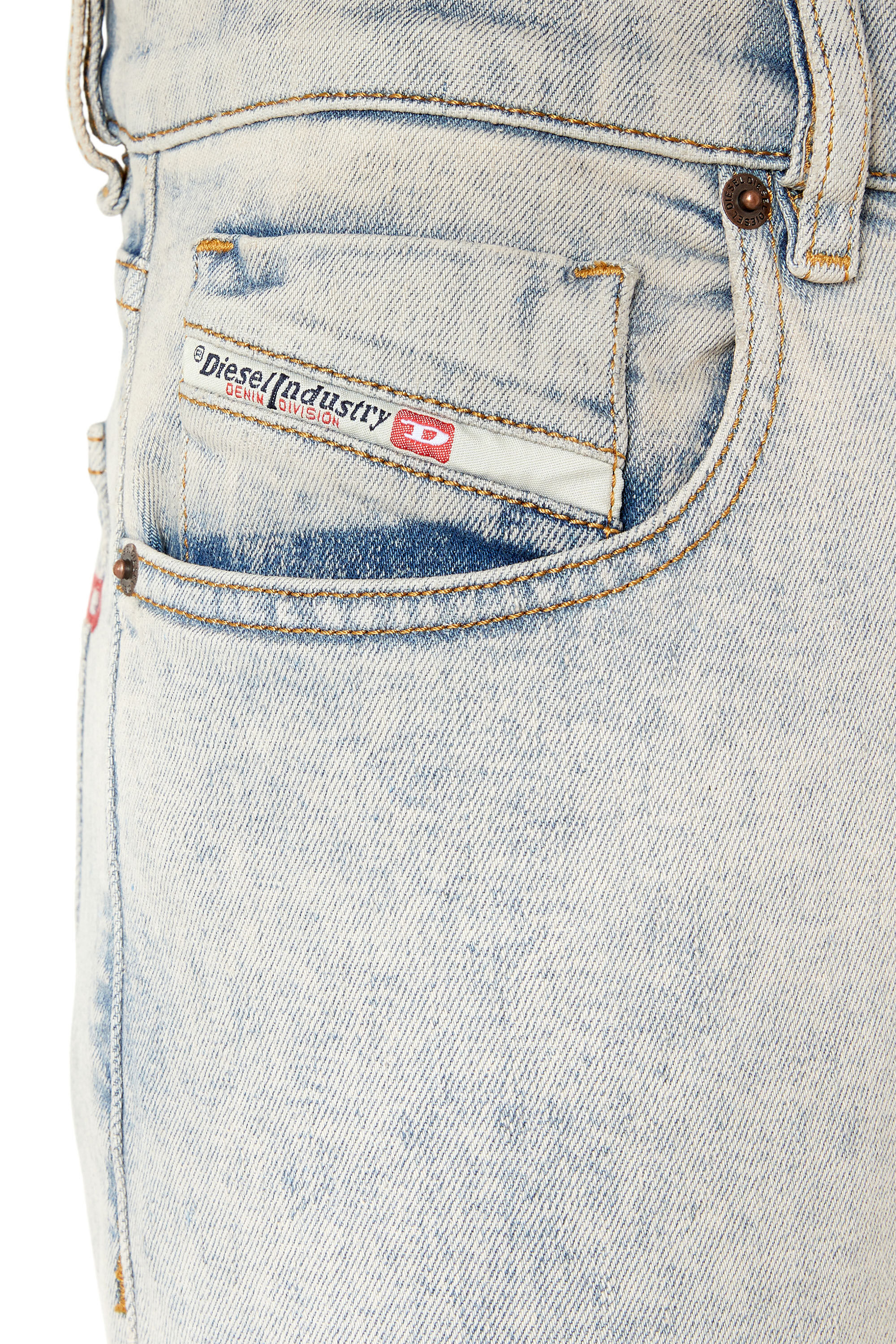 Diesel - Slim Jeans 2019 D-Strukt 09F12, Bleu moyen - Image 5
