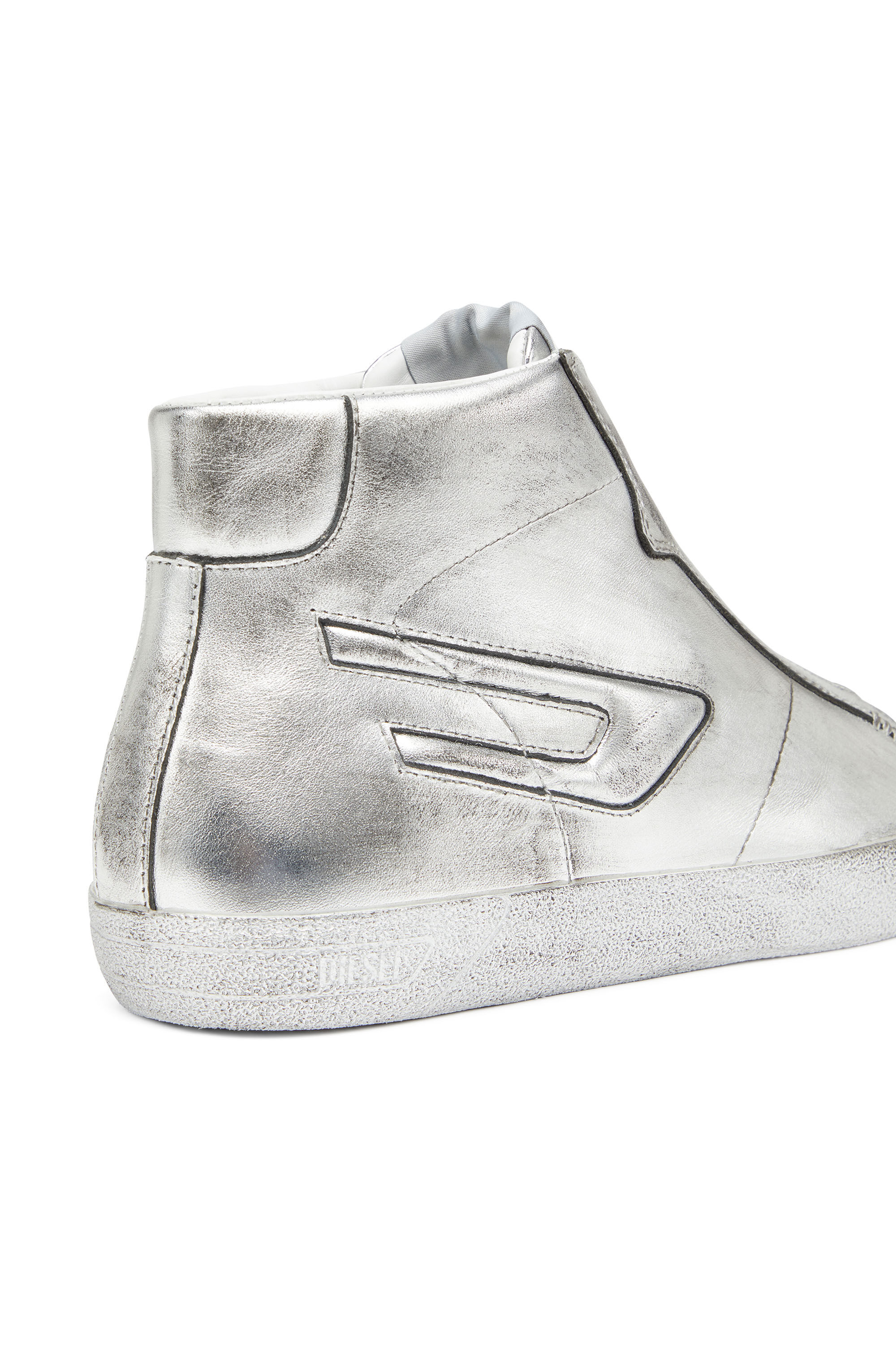 Diesel - S-LEROJI ZIP MID W, Gris argenté - Image 6