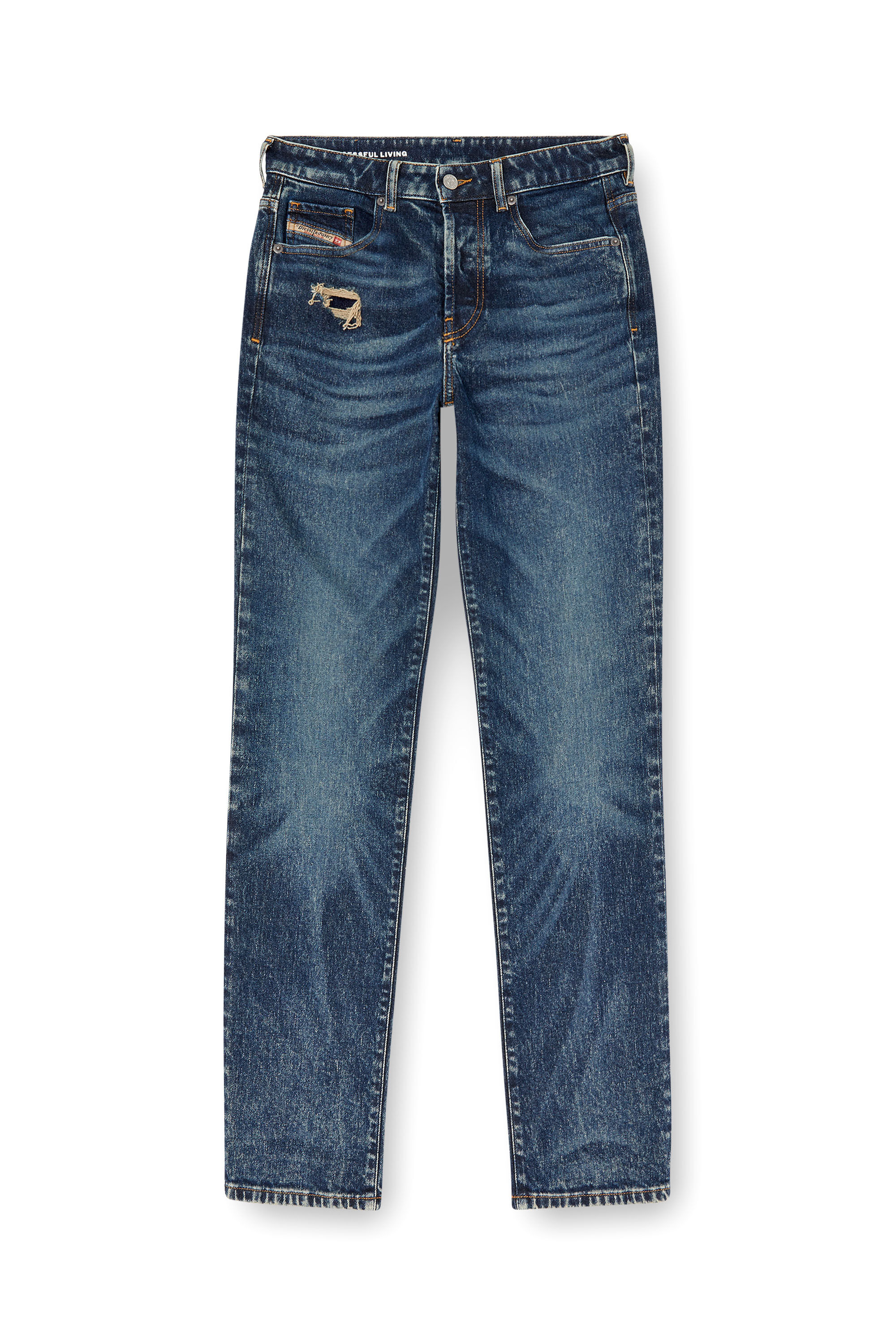 Diesel - Regular Jeans 1989 D-Mine 007Y3 Femme, Bleu Foncé - Image 2