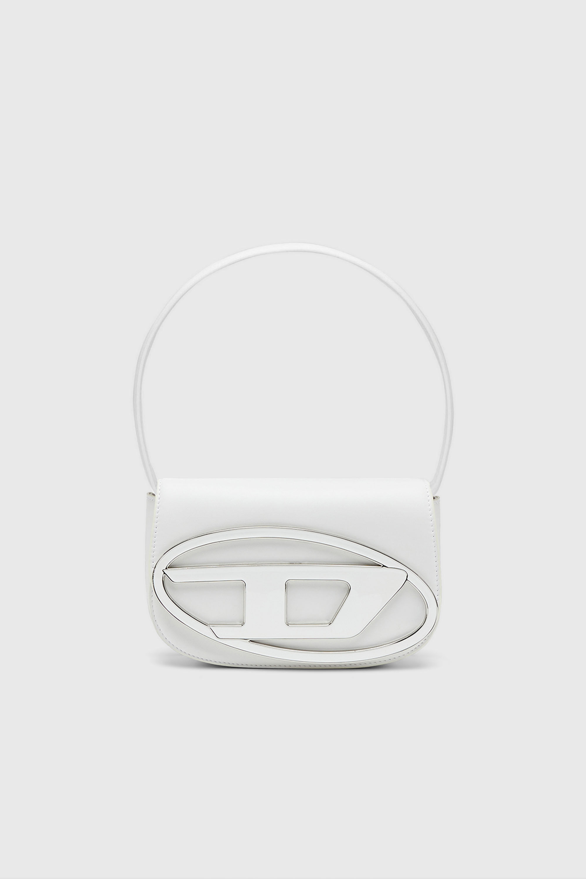 Diesel - 1DR, 1DR-Sac iconique &agrave; bandouli&egrave;re en cuir nappa Femme in Blanc - 2