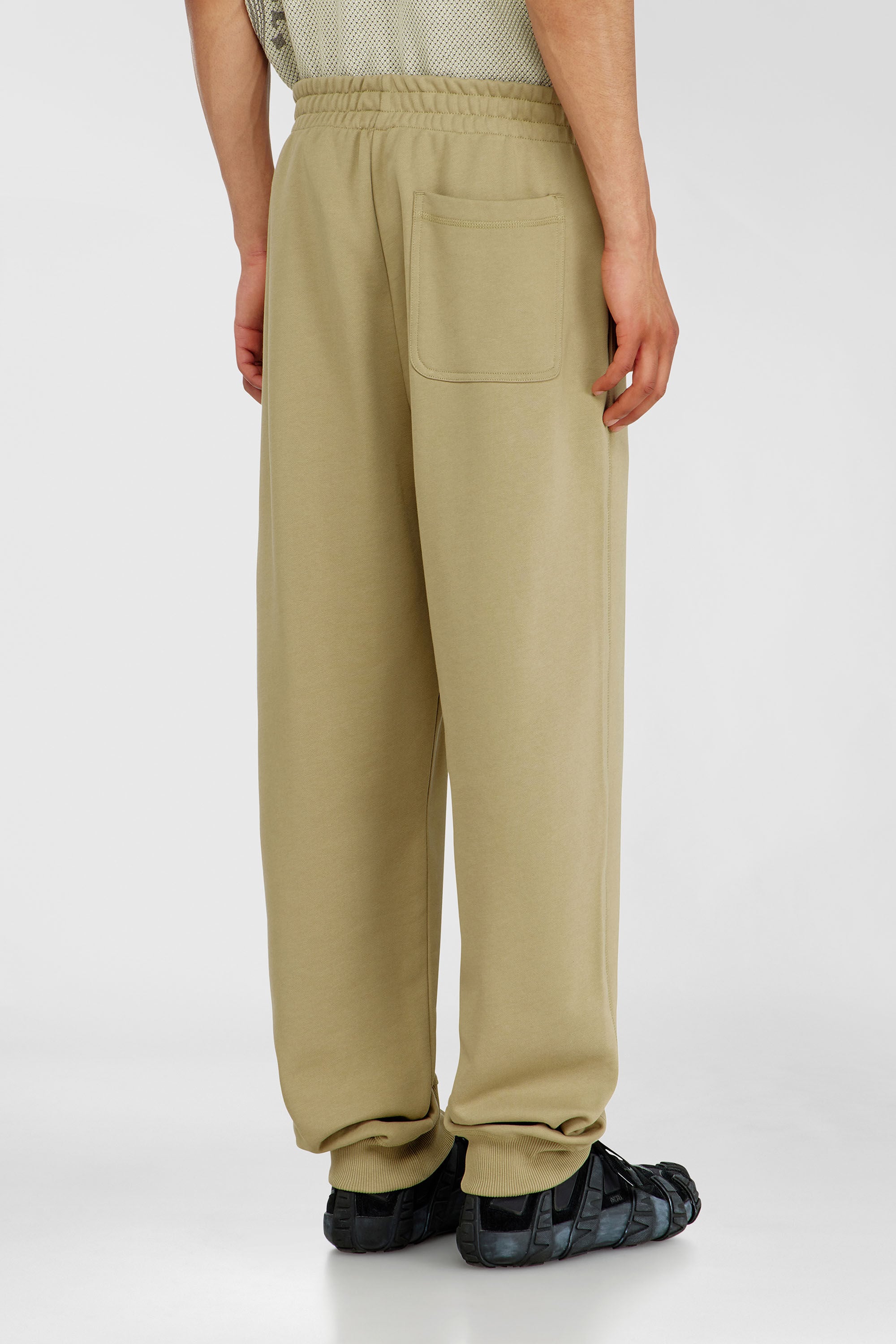 Diesel - P-MARKY-IOD, Pantalon en coton avec Oval D m&eacute;tallique Homme in Beige - 4