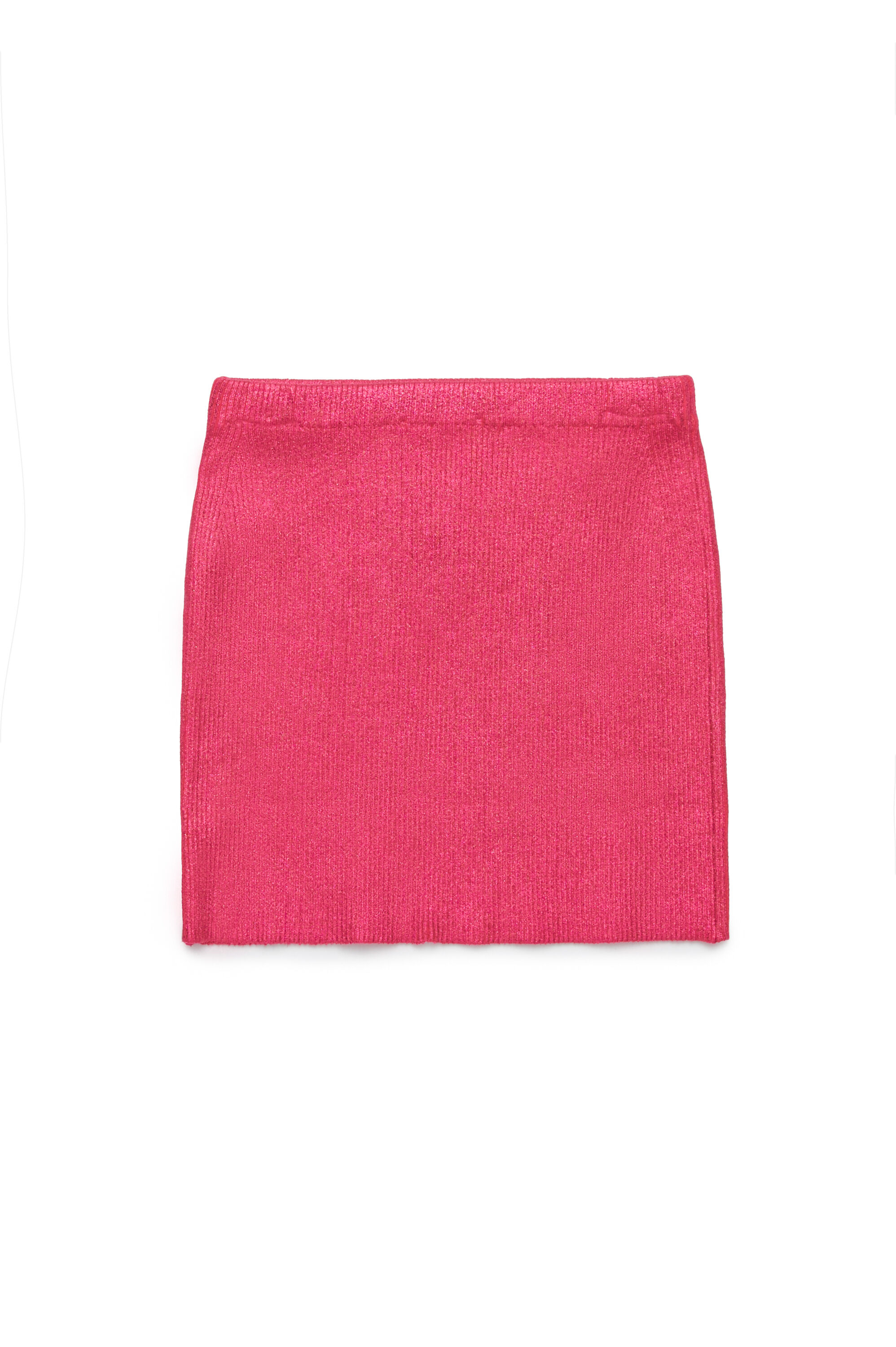 Diesel - GESID, Mini-jupe côtelée Femme in Rose - 2