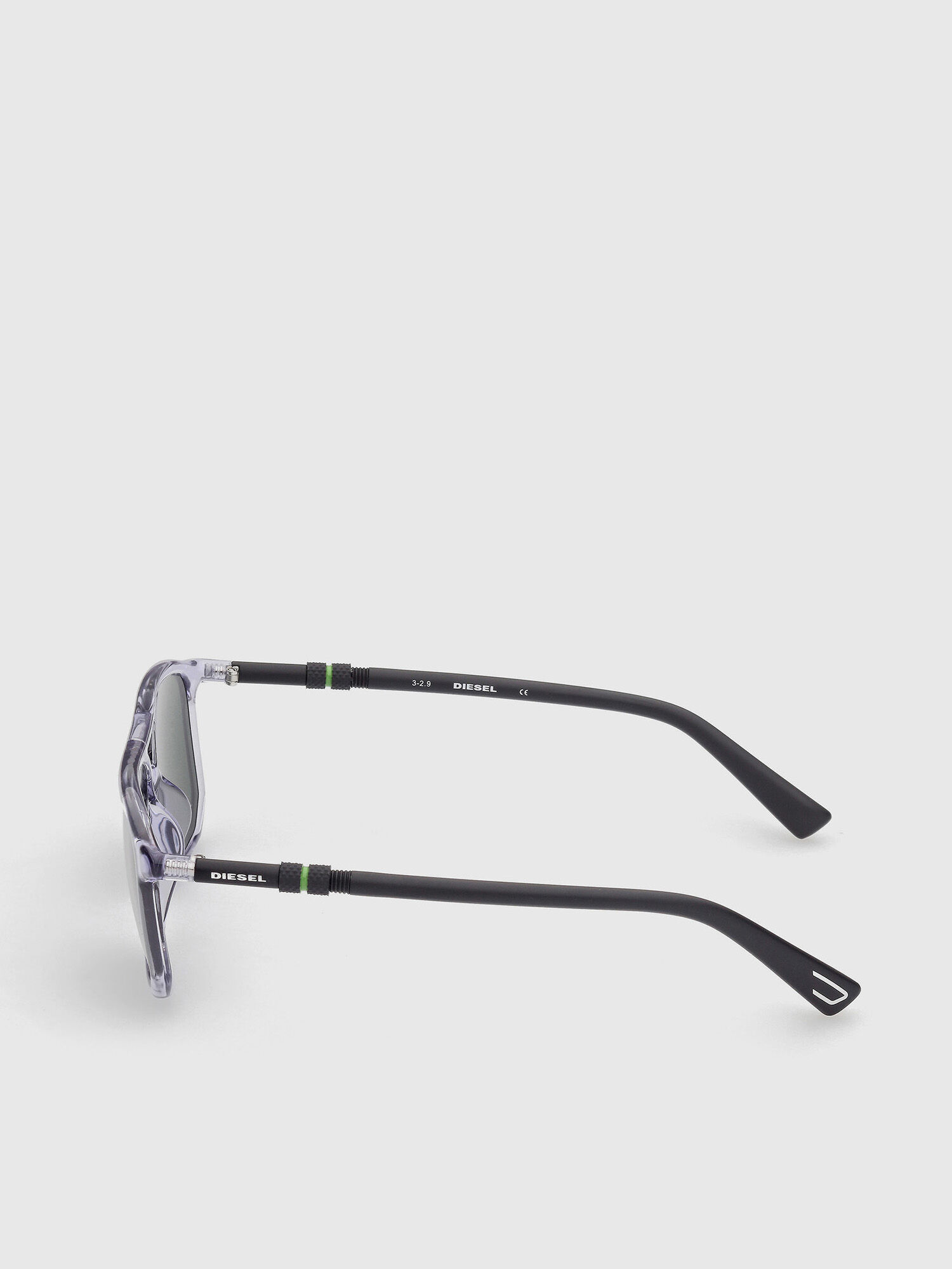 Diesel - DL0332, Lunettes de vue avec forme navigateur Homme in Gris - 3