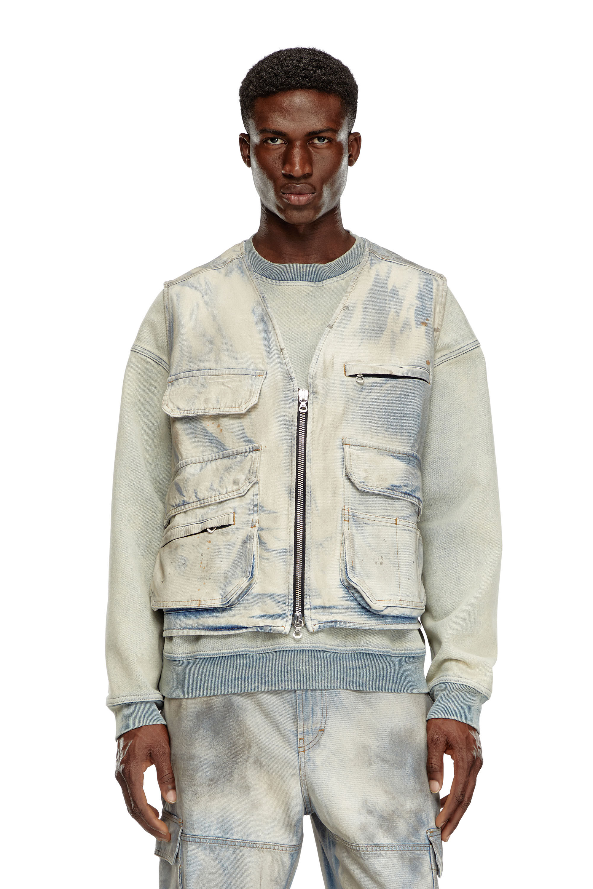 Veste jean homme sans manche on sale