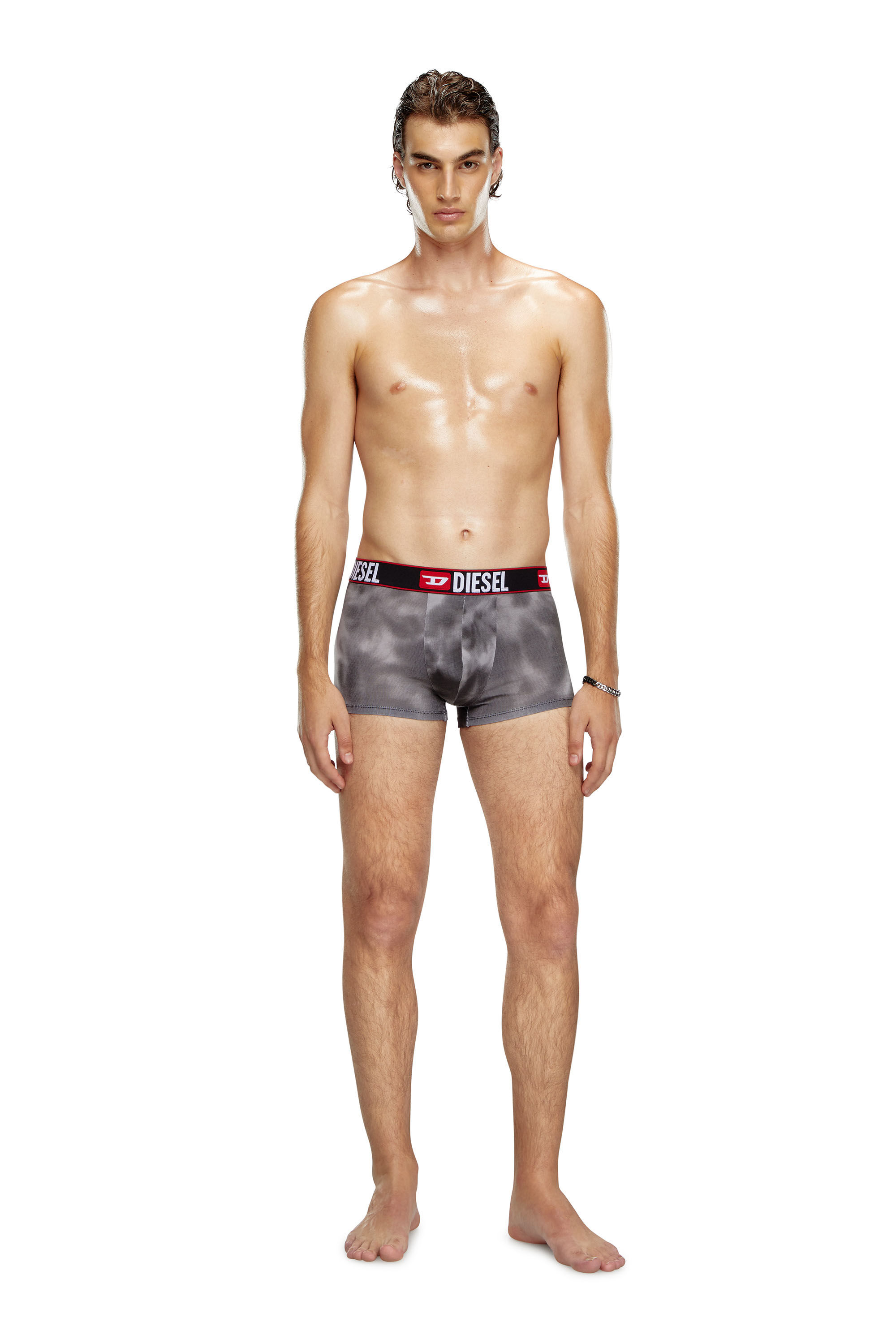 Diesel - UMBX-DAMIEN, Boxer avec imprimé nuage Homme in Noir - 1