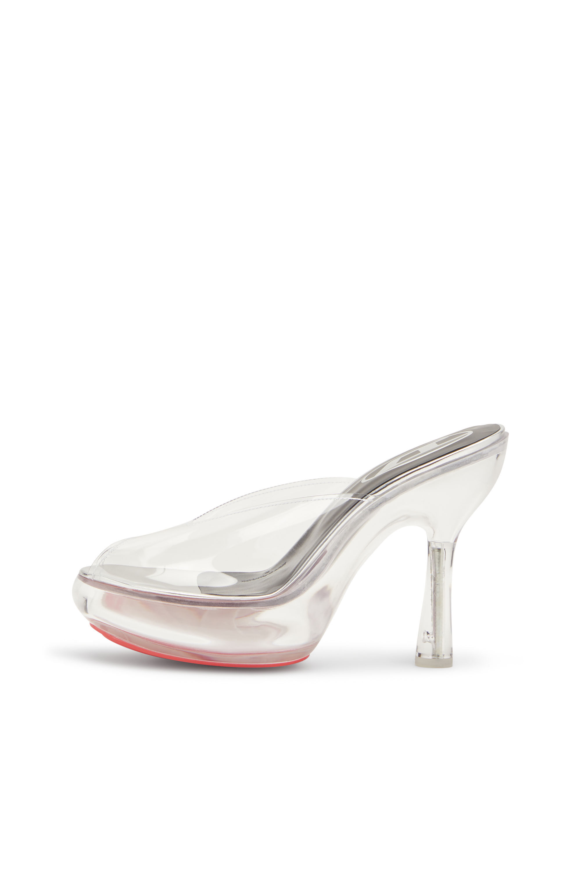 Diesel - D-LAKE PLATFORM SDL, D-Lake-Mule à plateforme en TPU et acétate Femme in Blanc - 8