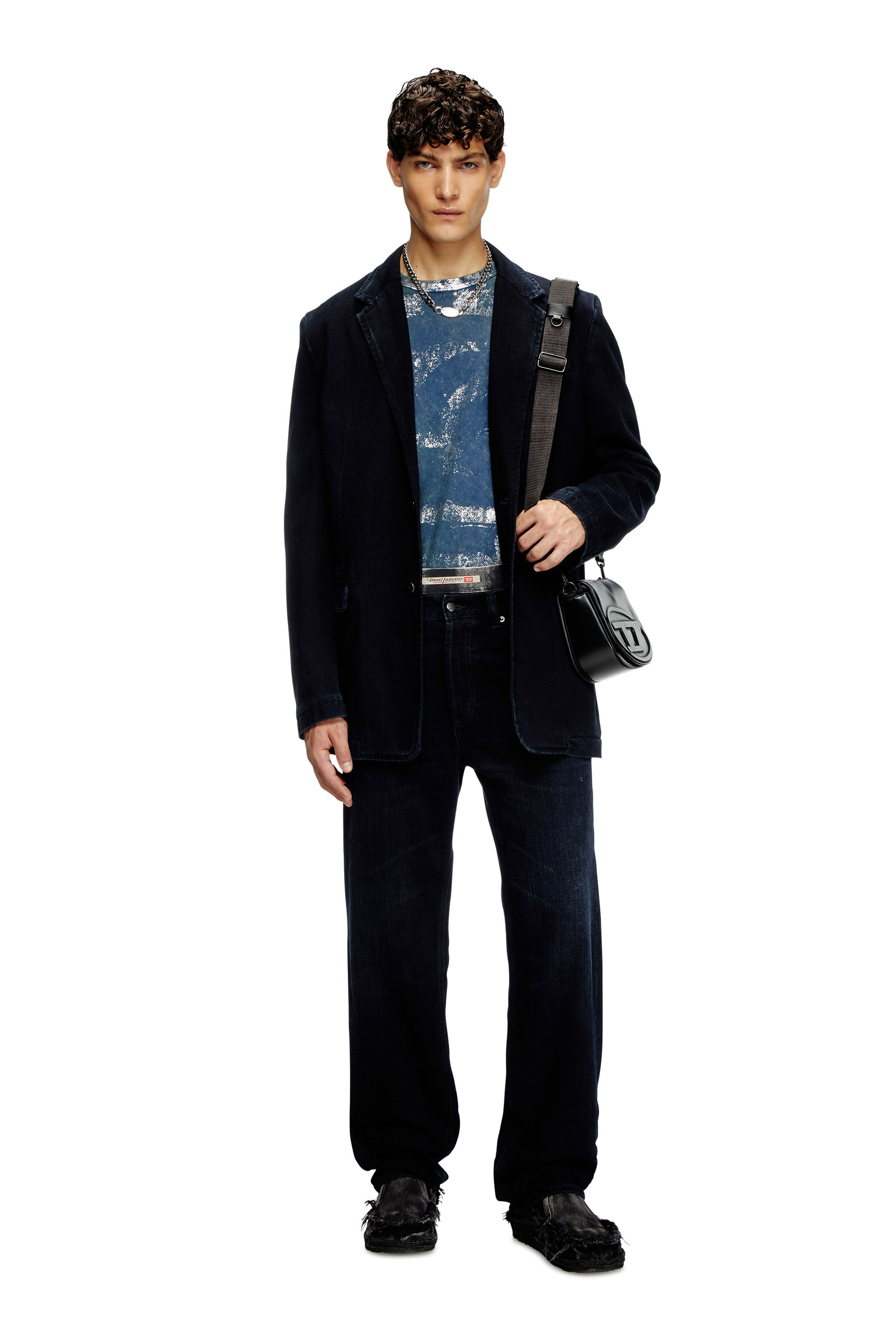 Diesel - Regular Jeans 2024 D-Macs 09L54 Homme, Bleu Foncé - Image 1