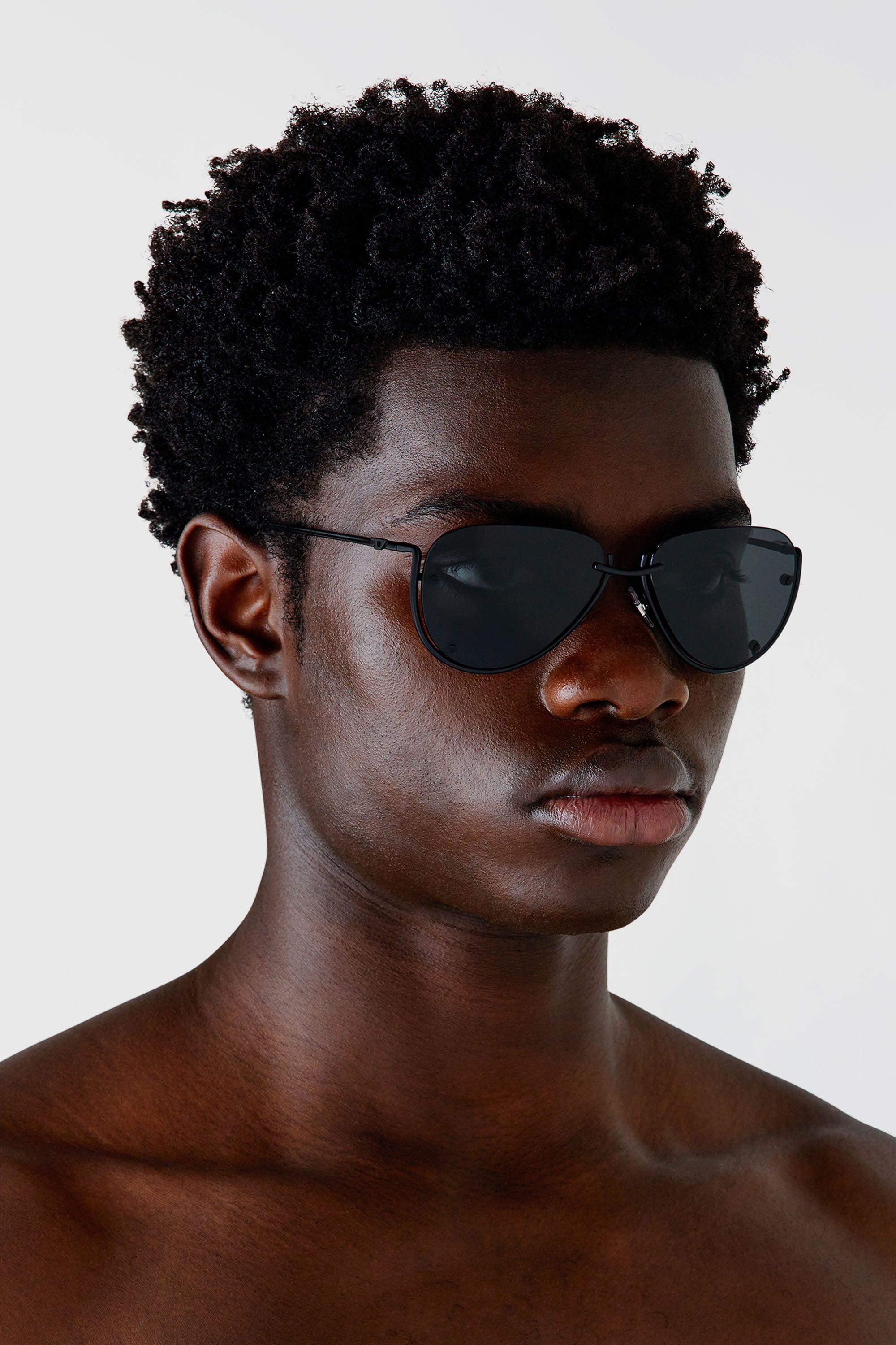 Diesel - 0DL1003, Lunettes de soleil de mod&egrave;le pilote Mixte in Noir - 4