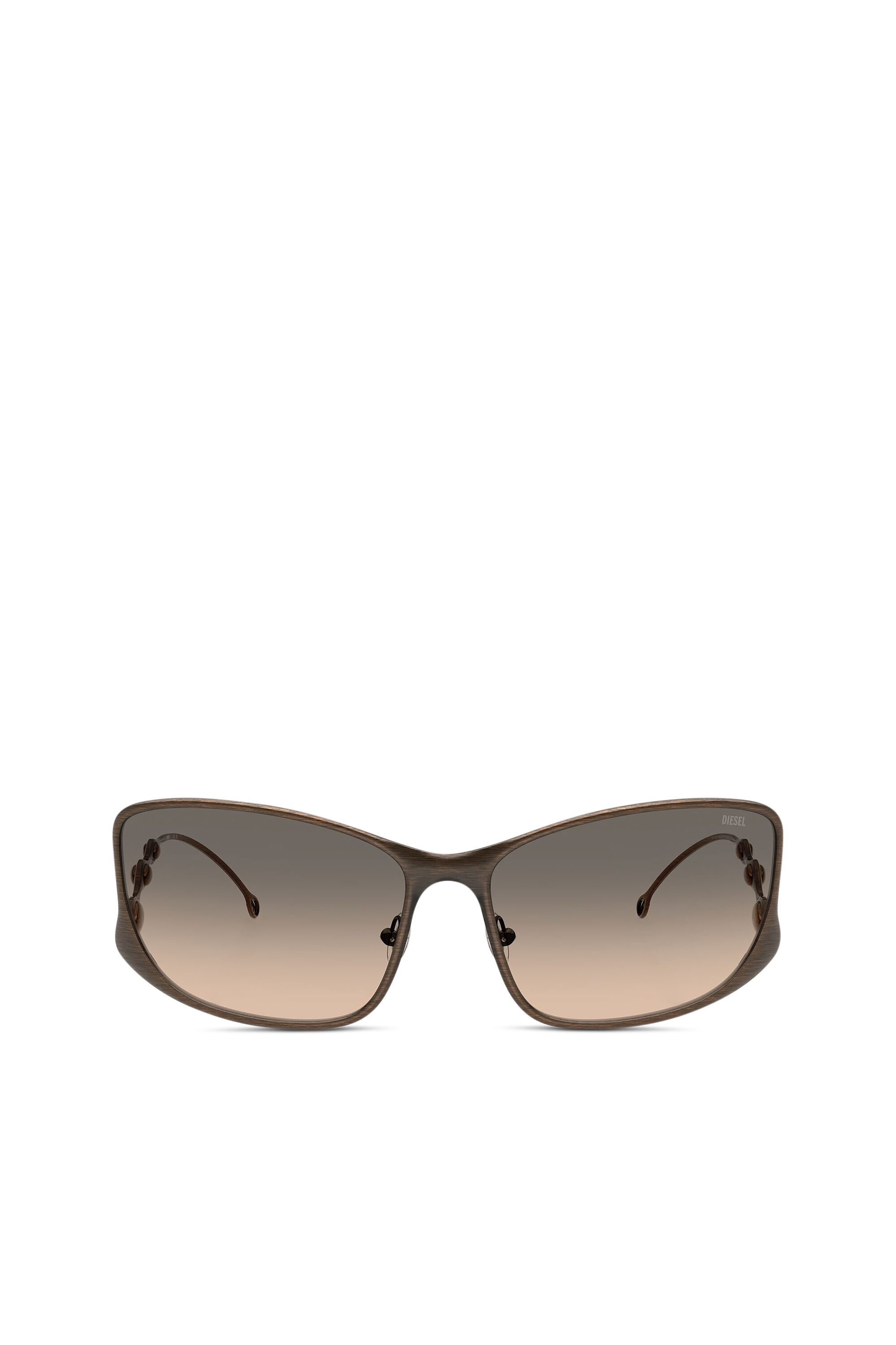 Diesel - 0DL1013, Lunettes de soleil rectangulaires Mixte in Marron - 1