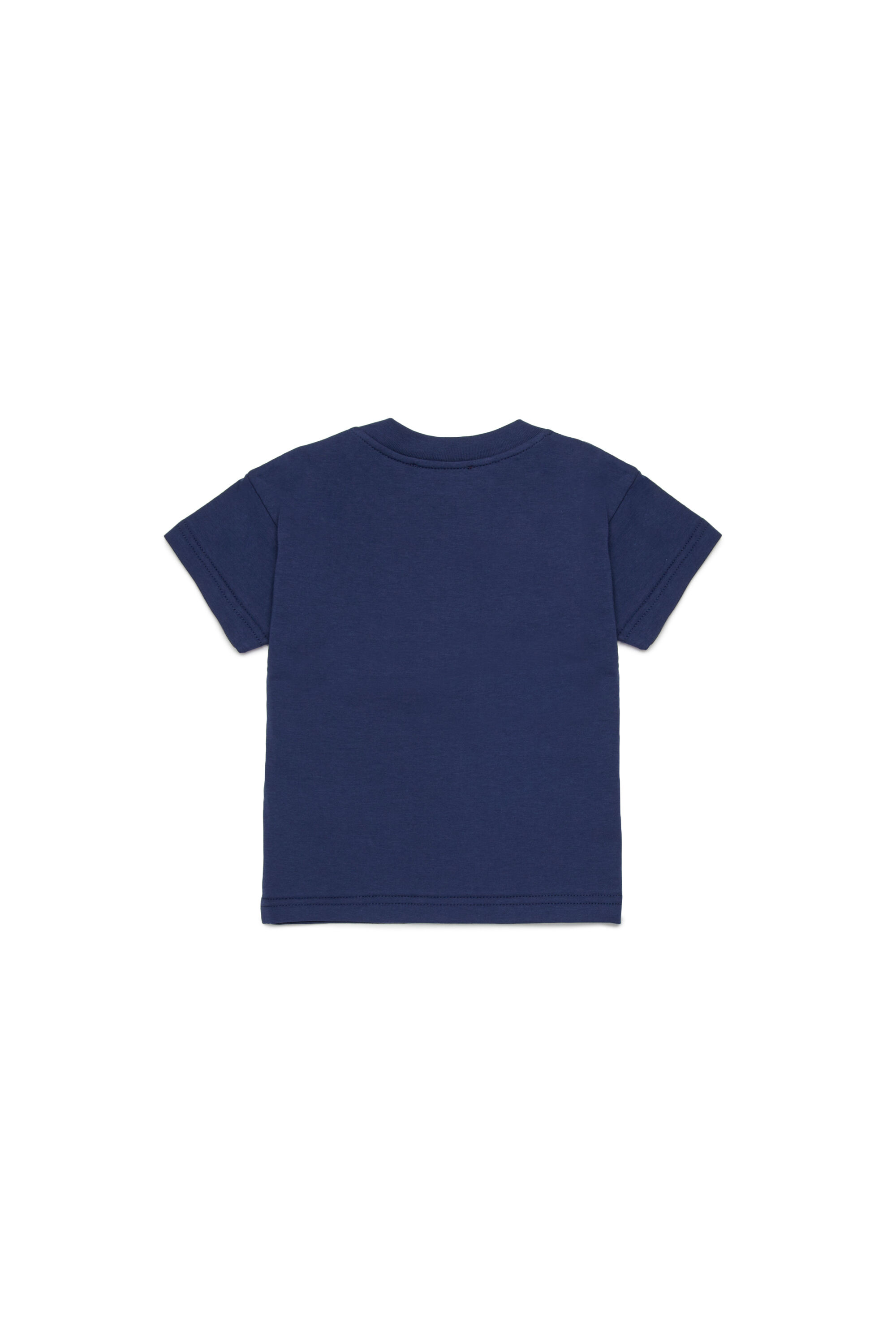 Diesel - TDIEGORL6MAB, T-shirt avec logo taché Mixte in Bleu - 2