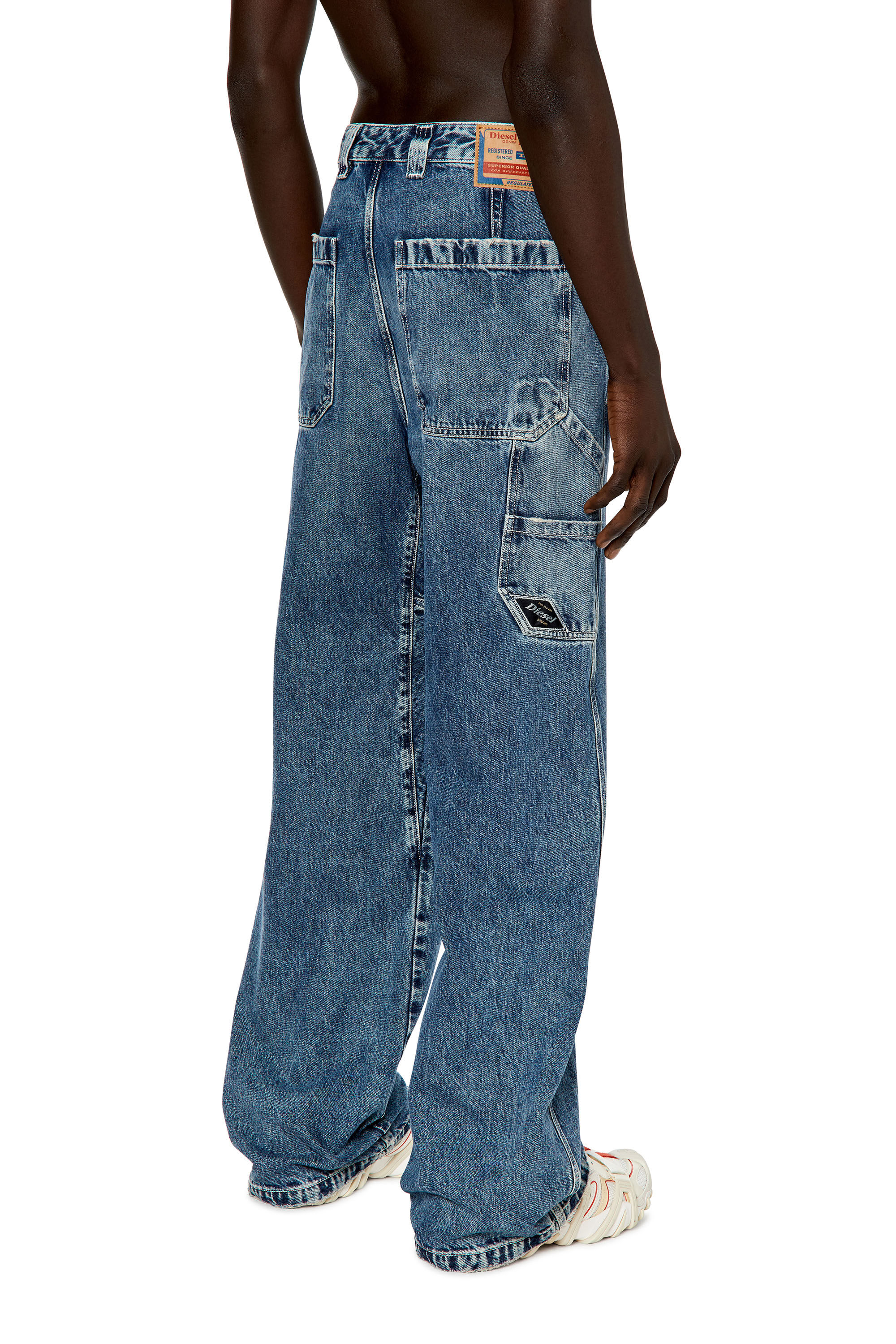 Diesel - Straight Jeans D-Livery 007M3, Bleu moyen - Image 4