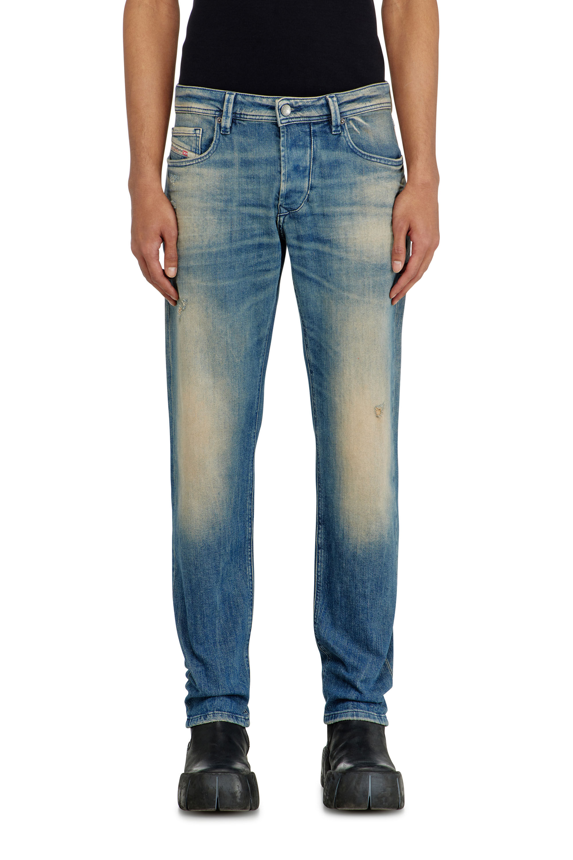 Diesel - Regular 2030 D-Krooley Joggjeans&reg; 068XU Homme, Bleu Fonc&eacute; - Image 4