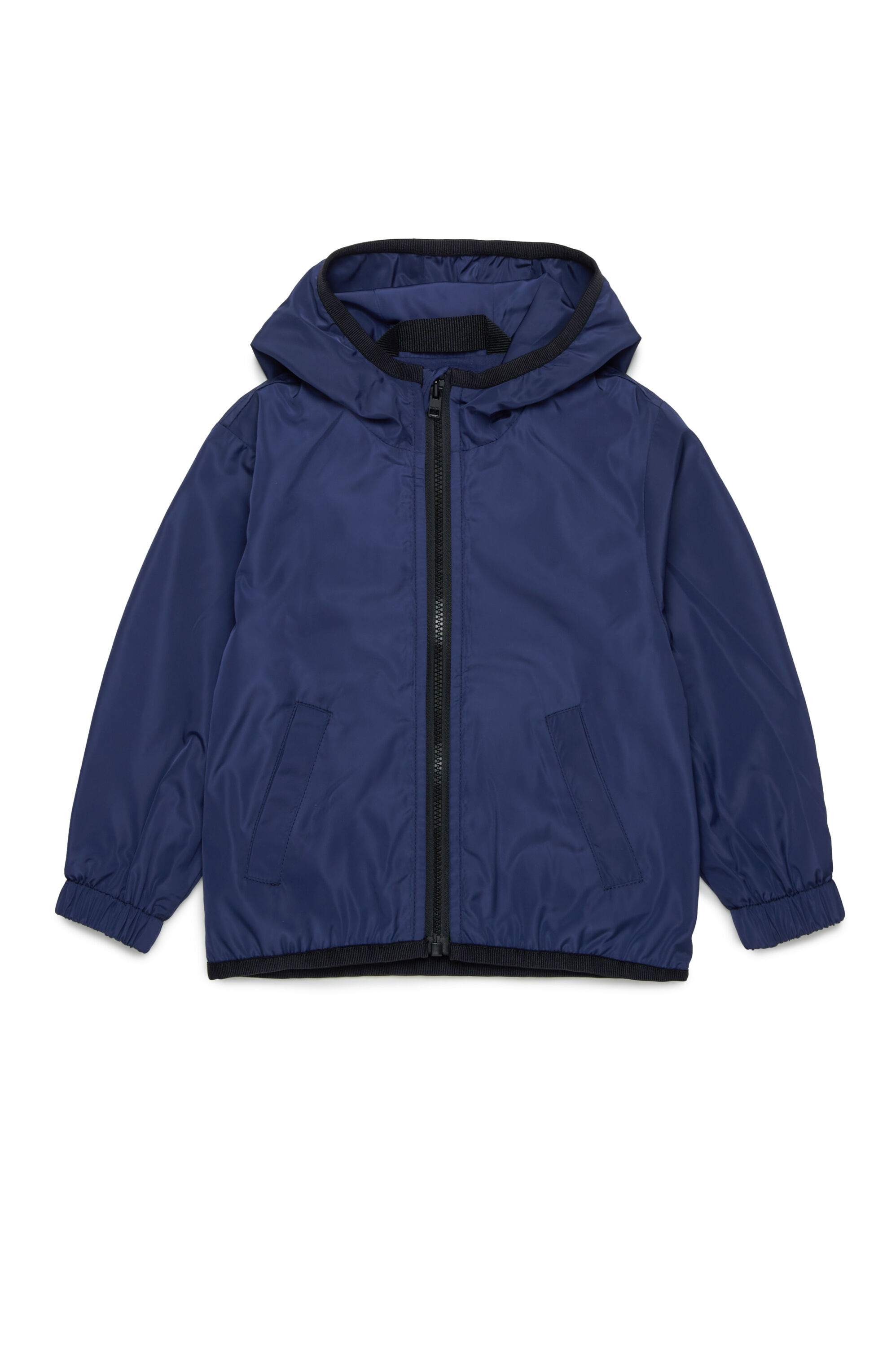 Diesel - JFLOGB, Veste à capuche avec mega imprimé Oval D Mixte in Bleu - 1