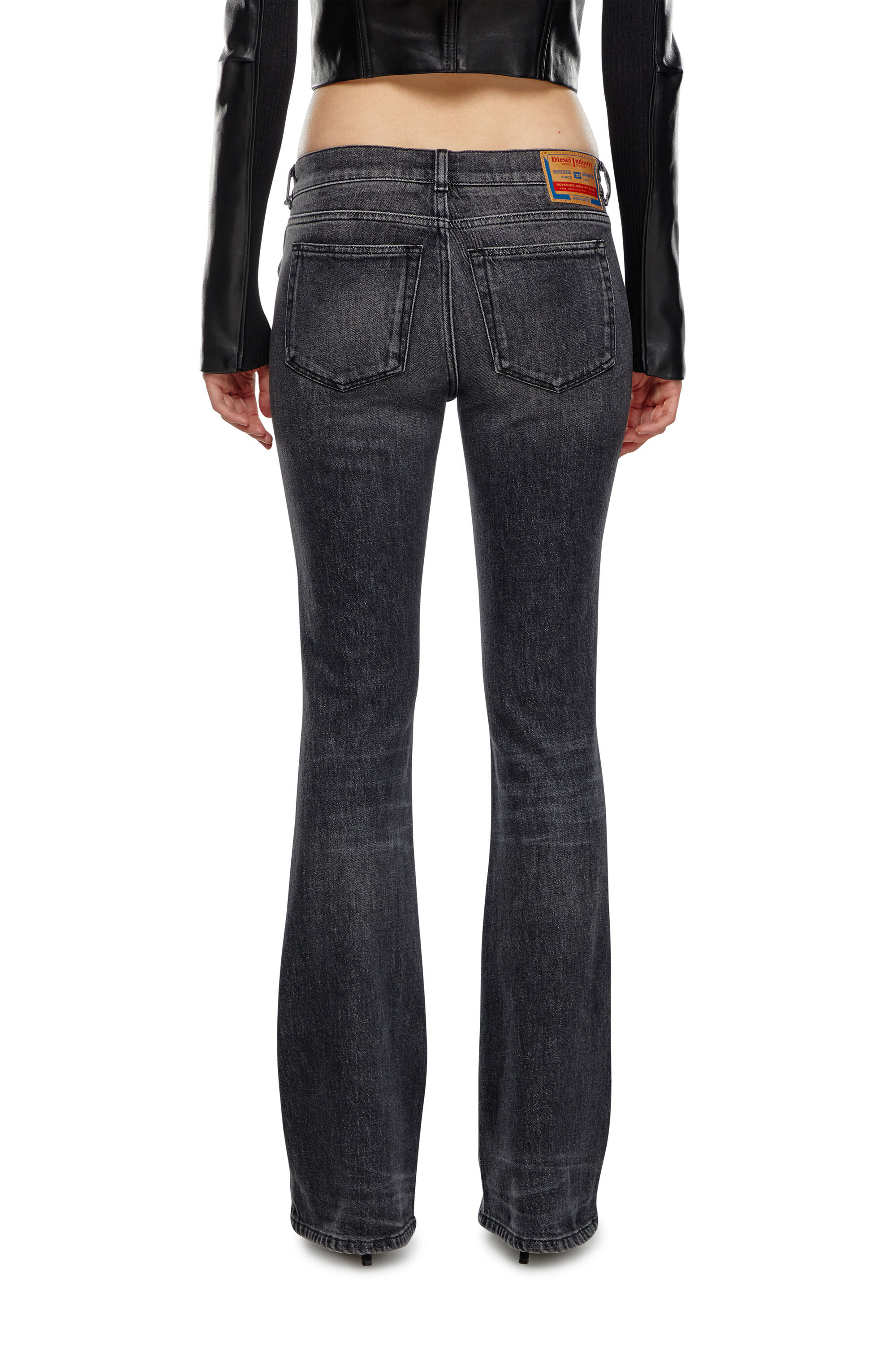 Jeans Bootcut Femme Noir Gris fonce Diesel 1969 D Ebbey