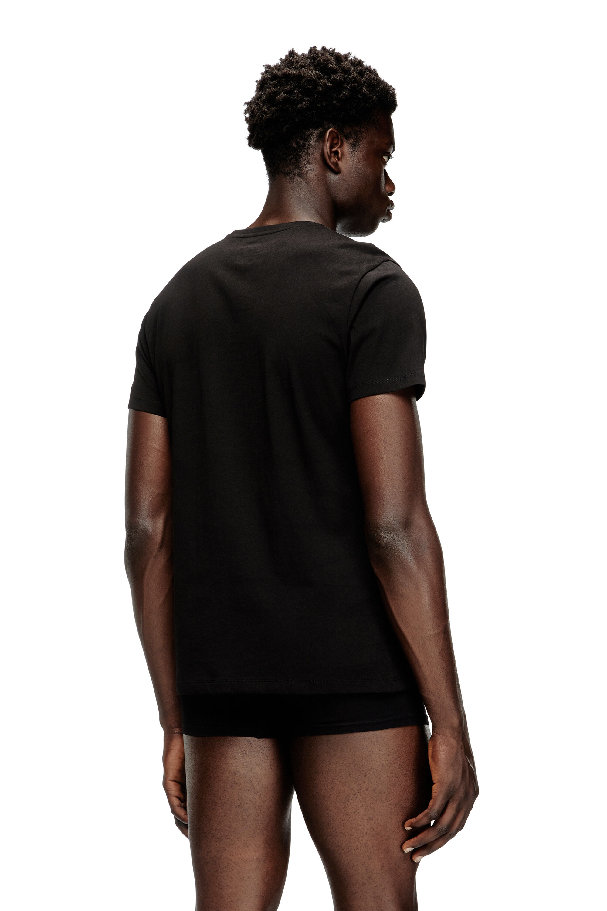 Diesel - MICHAEL-D-BOX-3PACK, Lot de trois T-shirts avec col en V Homme in Noir - 4