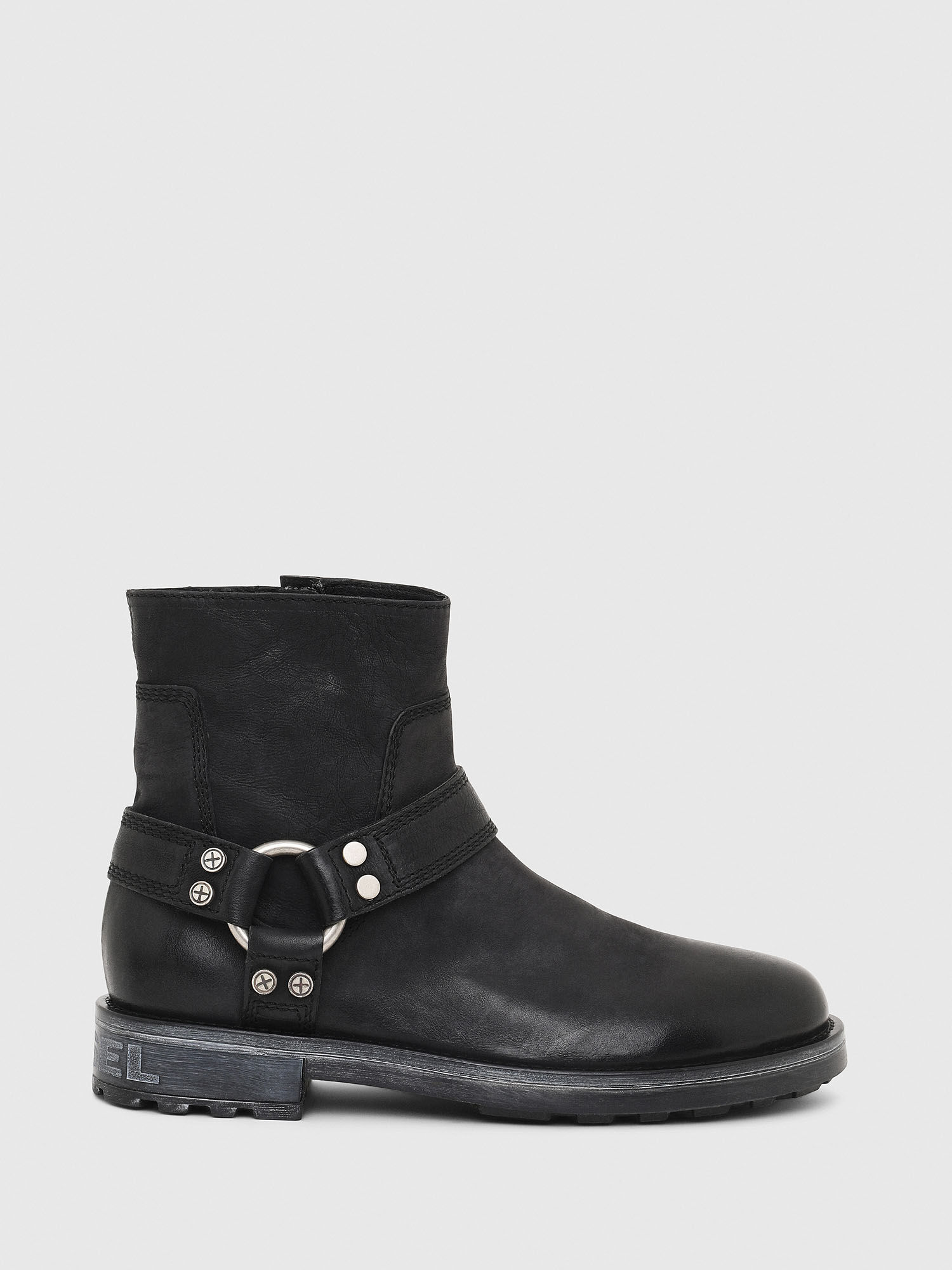 bottes noires nubuck homme