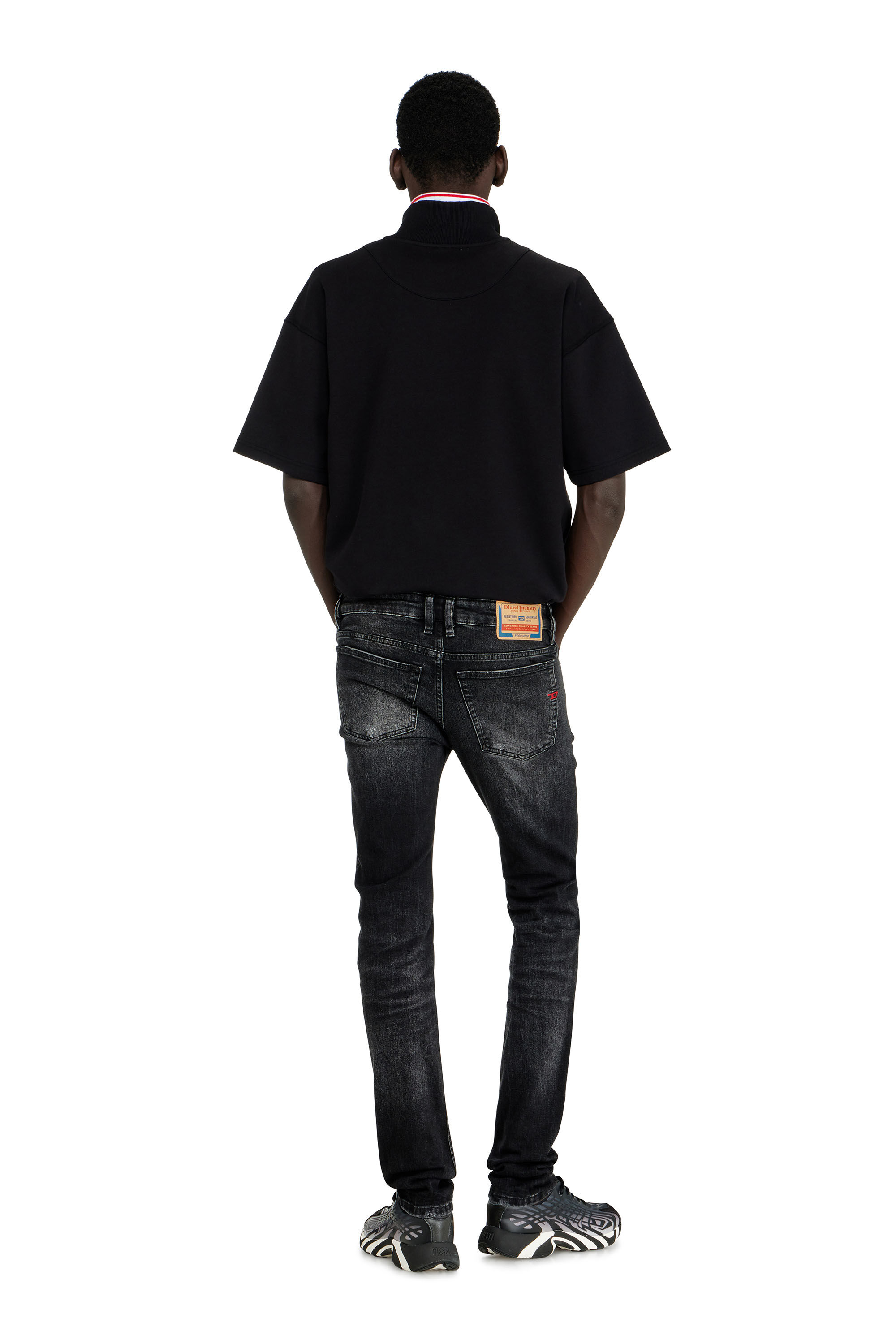 Diesel - Skinny Jeans 1979 Sleenker 0DBDP Homme, Noir/Gris fonc&eacute; - Image 3