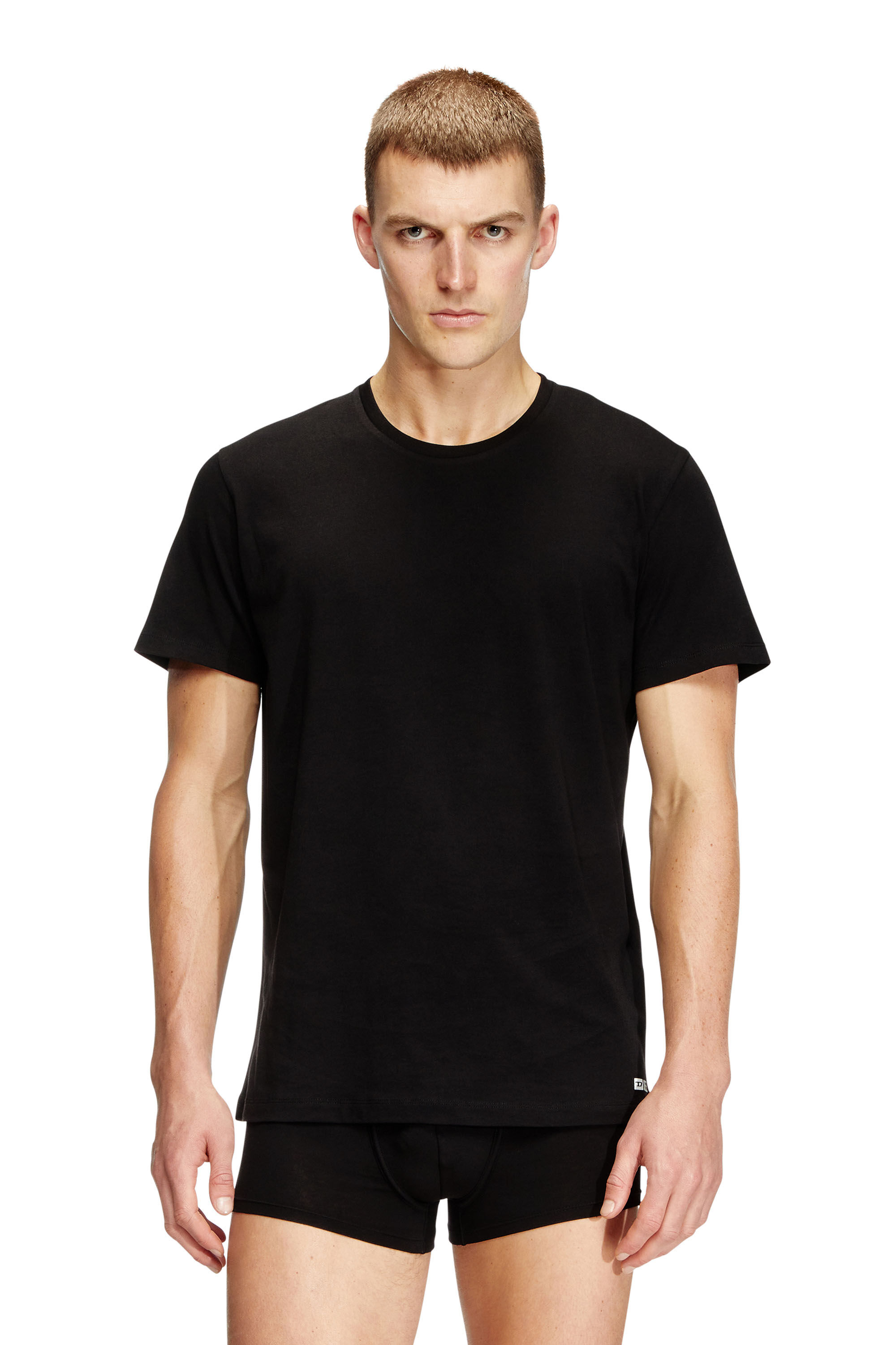 Diesel - RANDAL-D-BOX-3PACK, Lot de trois T-shirts Homme in Noir - 3