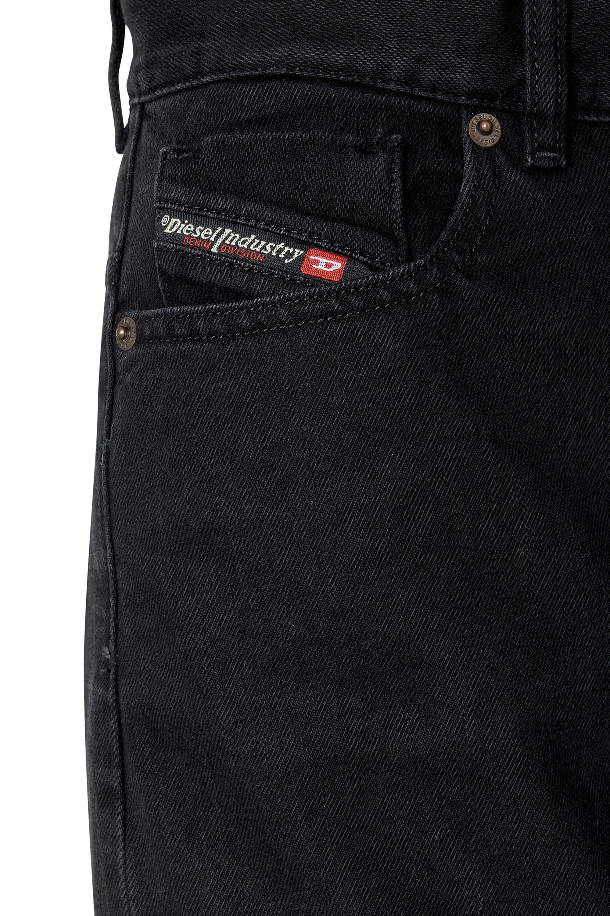 Diesel - 2000 Widee Z09RL Bootcut and Flare Jeans, Noir/Gris foncé - Image 6