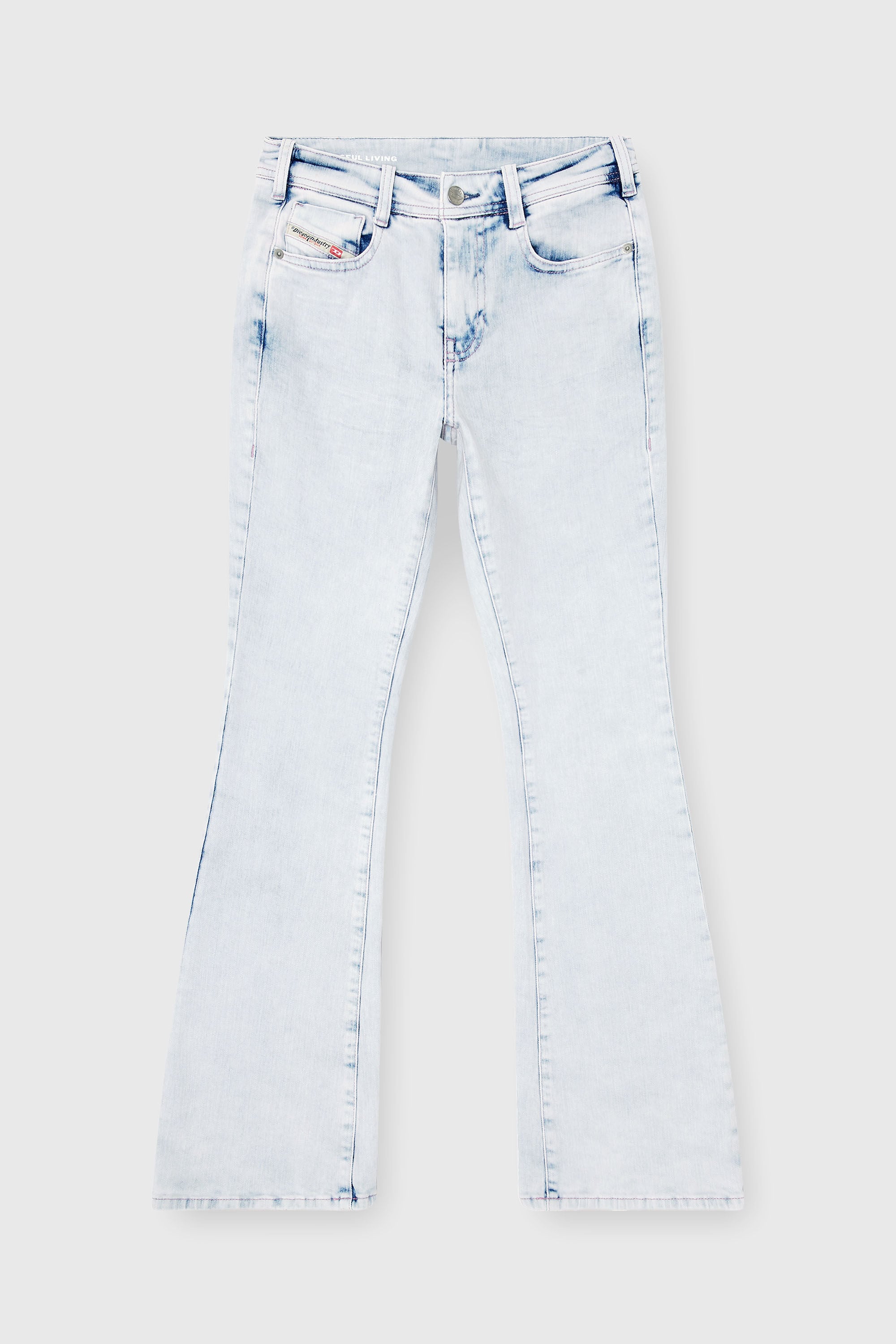 Diesel - Woman's Bootcut Jeans 1969 D-Ebbey 0HDBH, Light Blue - 6