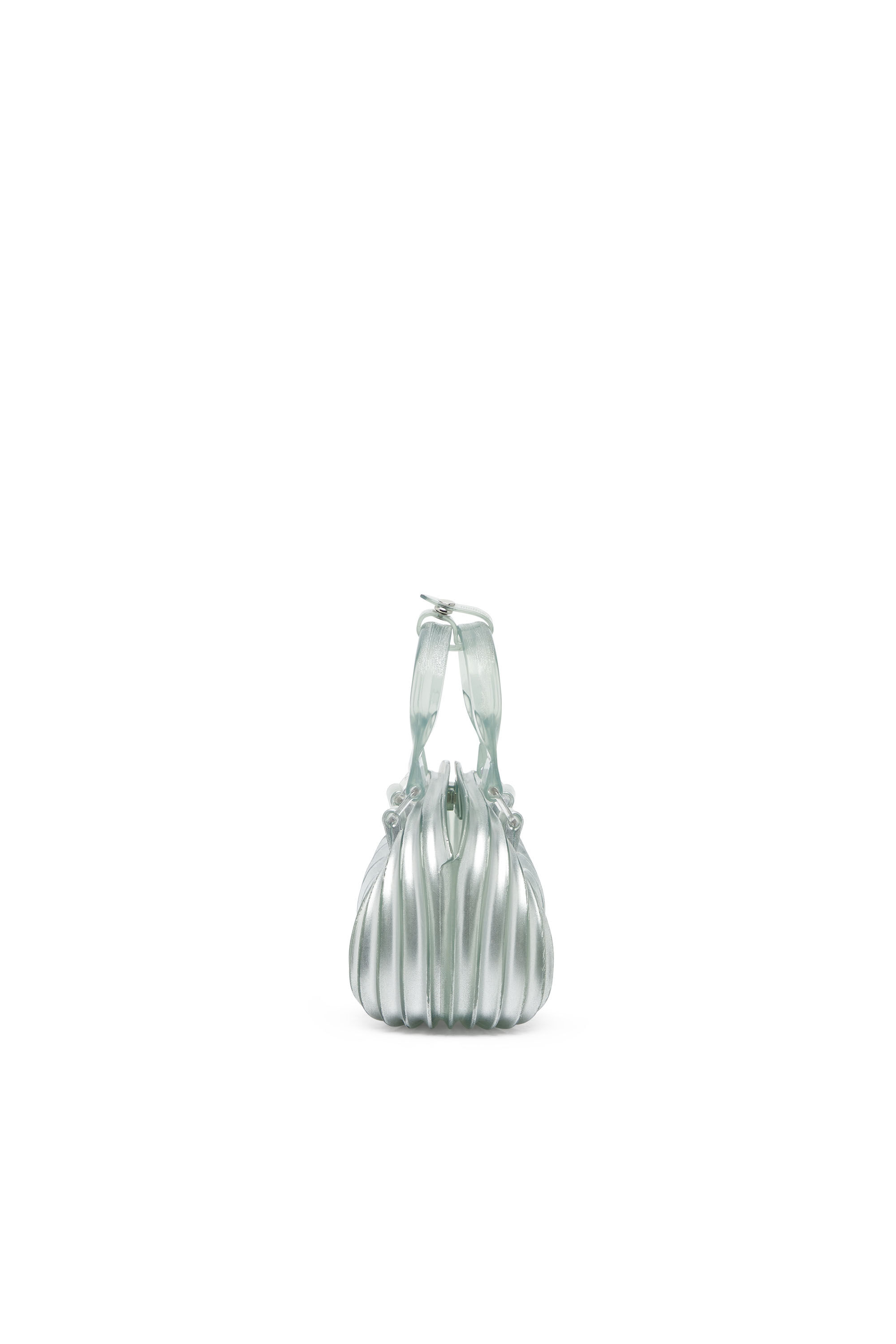 Diesel - MELISSA QUANTUM DOME, Quantum Dome &ndash; Sac &agrave; main en Melflex&reg; Femme in Gris argent&eacute; - 5