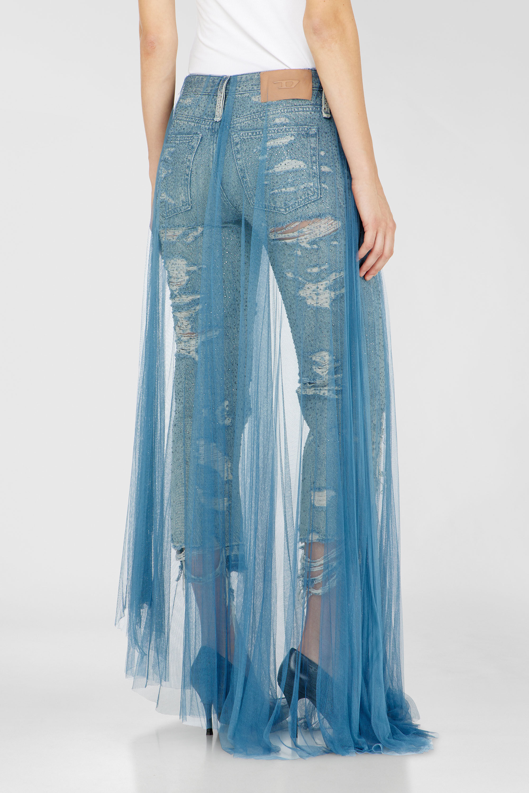 Diesel - Regular Jeans D-Aisi 0DBER Femme, Bleu moyen - Image 5