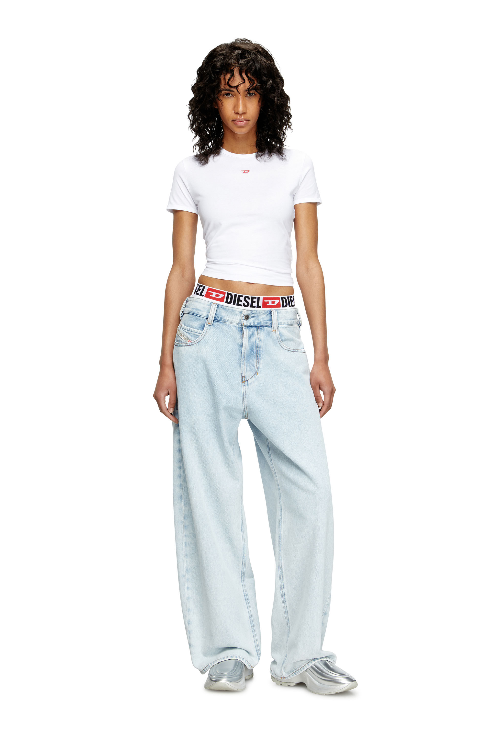 Diesel - Relaxed Jeans 1997 D-Enim 0DBDX Mixte, Bleu Foncé - Image 6