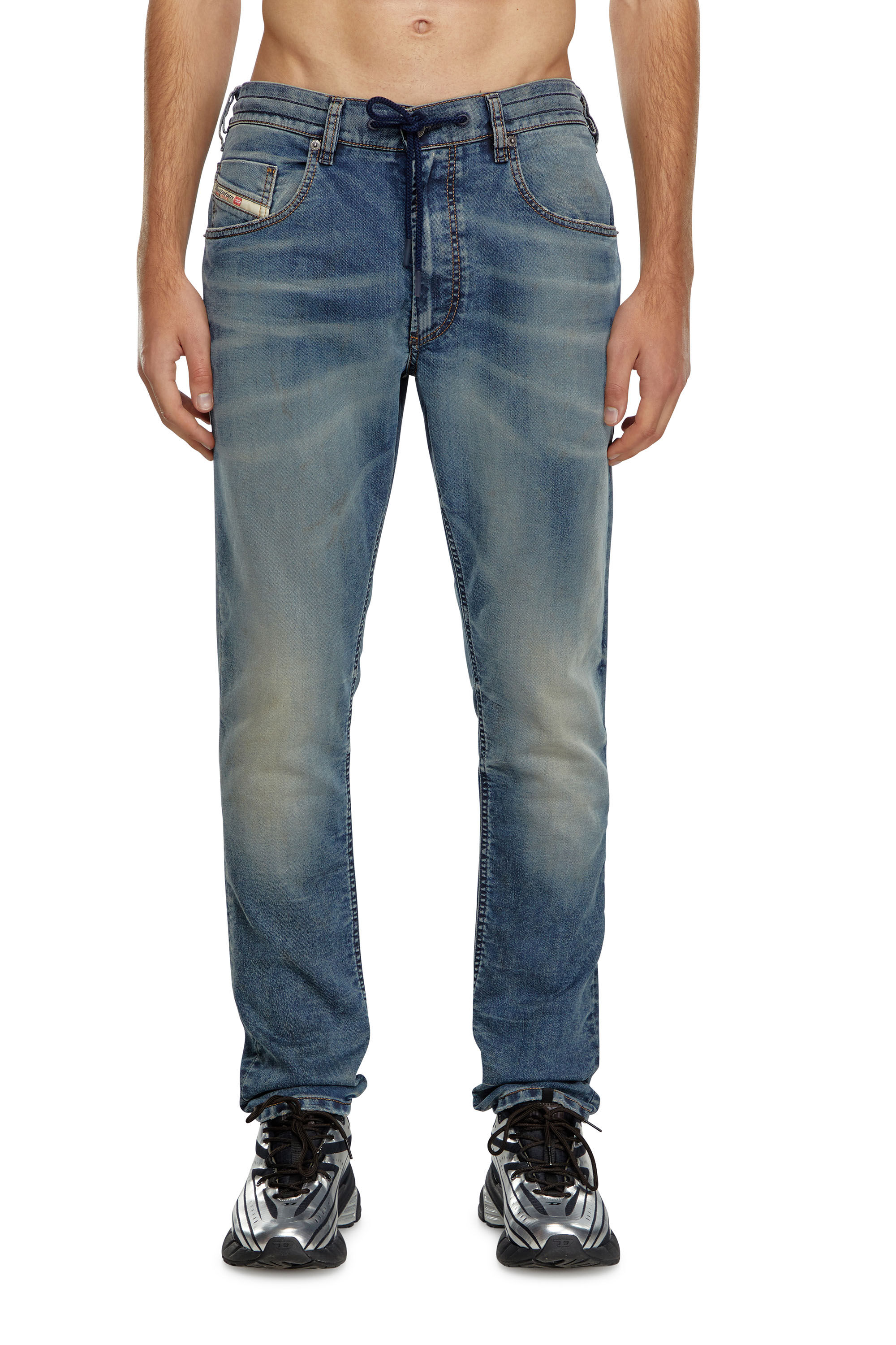 Diesel - Regular 2030 D-Krooley Joggjeans&reg; 068LZ Homme, Bleu moyen - Image 2