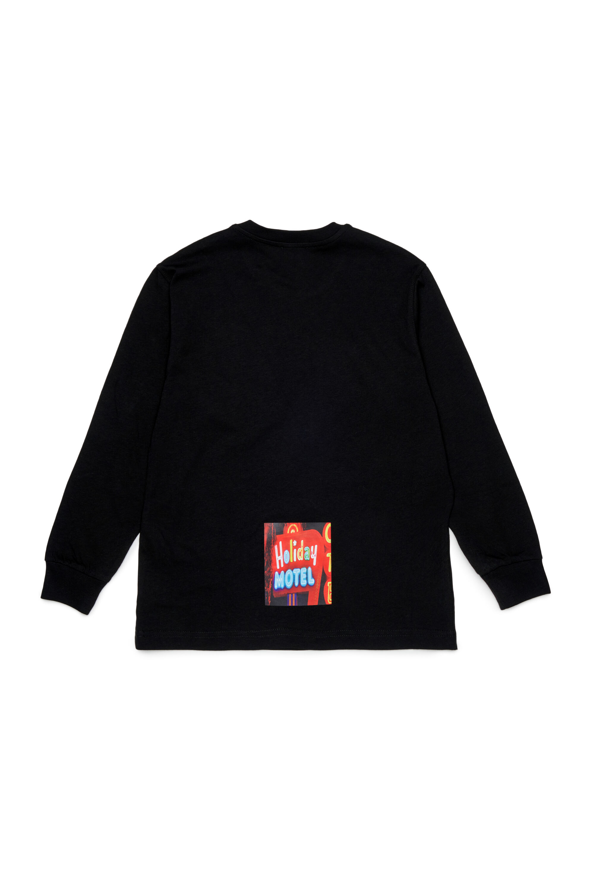 Diesel - TFORMY OVER, T-shirt &agrave; manches longues avec photo prints Homme in Noir - 2