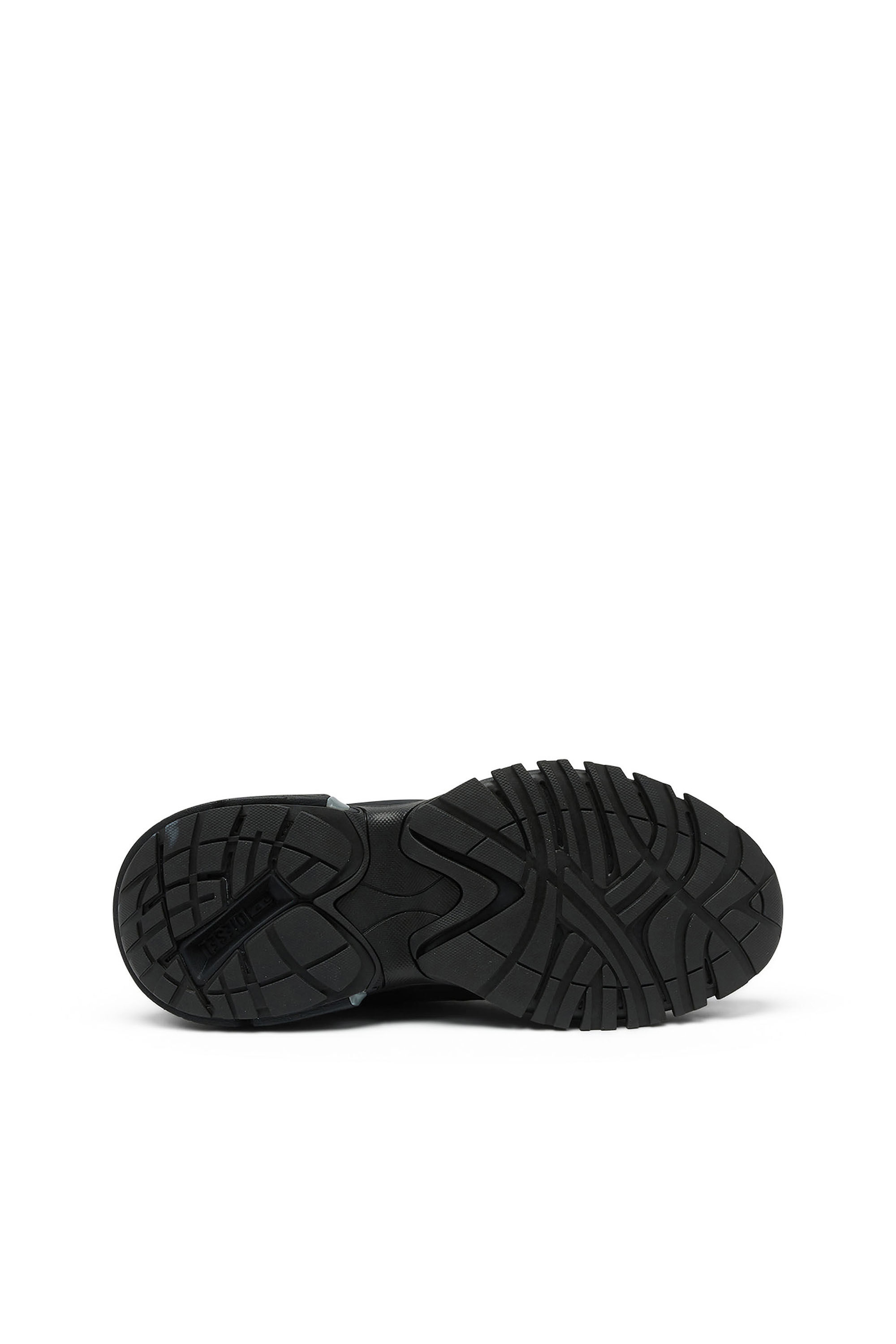 Diesel - S-SERENDIPITY PRO-X1, Man S-Serendipity-Monochrome sneakers in mesh and PU in Black - Image 5