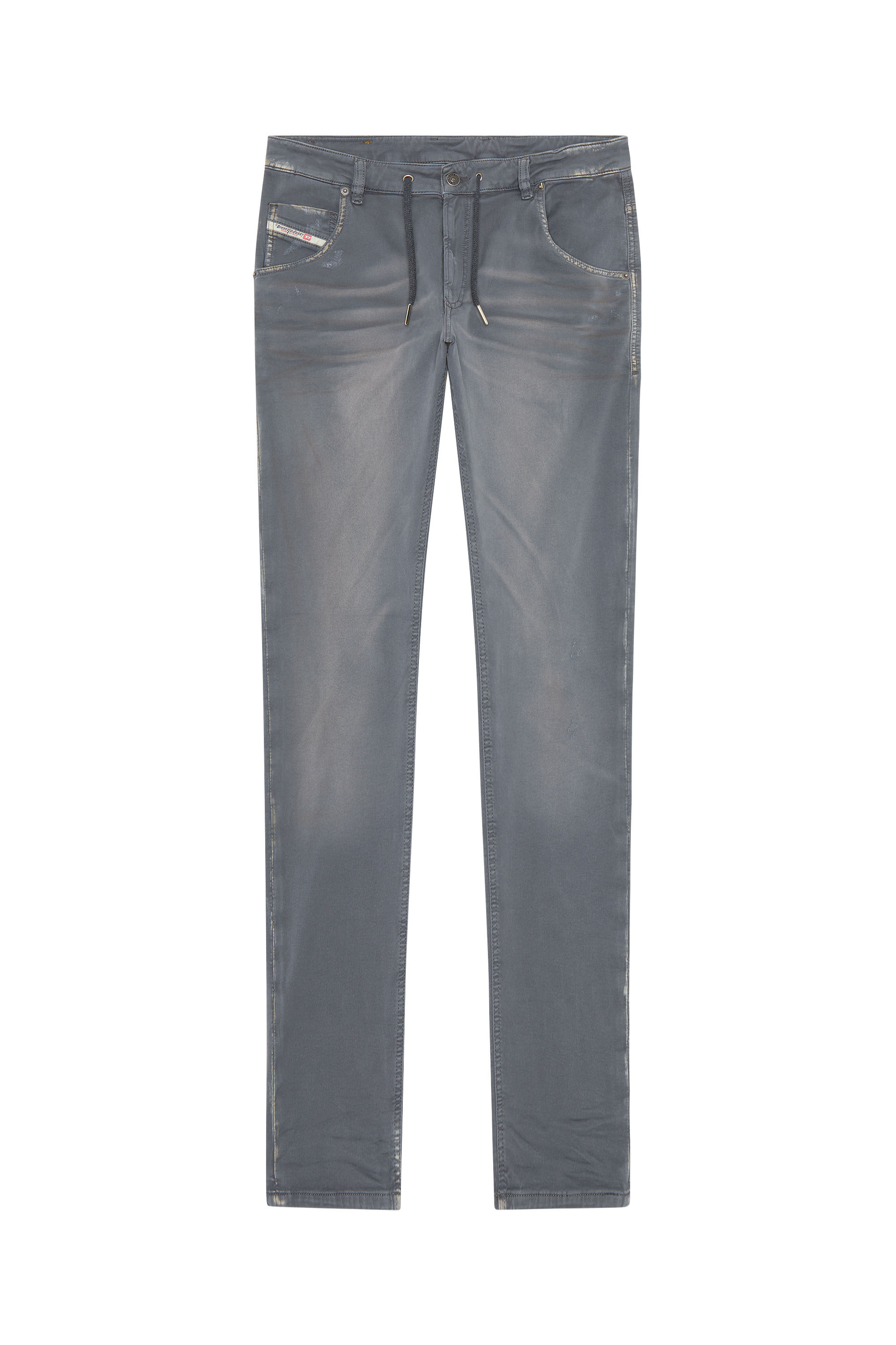Diesel - Krooley JoggJeans® 09E98 Tapered, Gris Clair - Image 2