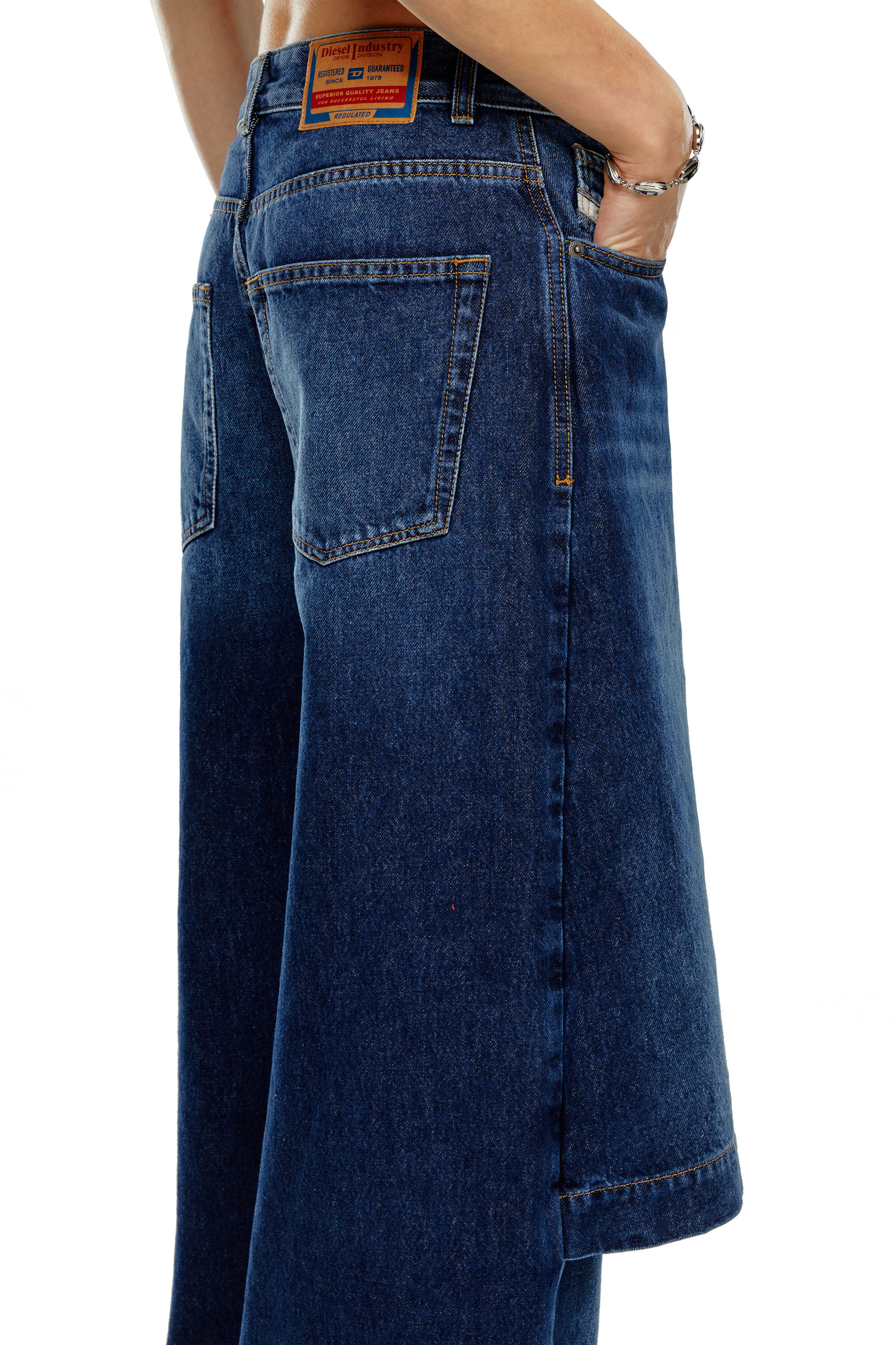 Diesel - Straight Jeans D-Syren 0DBCF, Bleu Foncé - Image 5