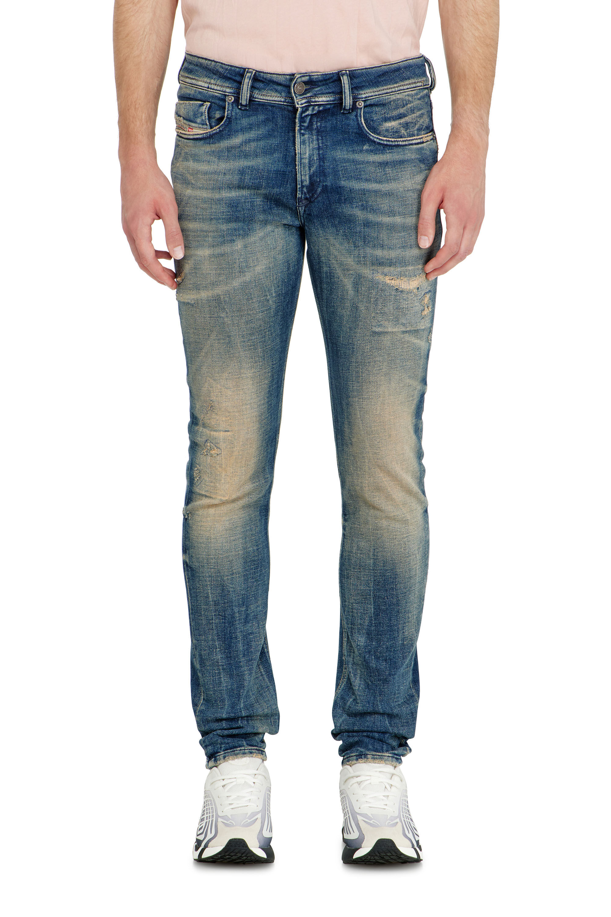 Diesel - Skinny Jeans 1979 Sleenker 09P68 Homme, Bleu Fonc&eacute; - Image 4